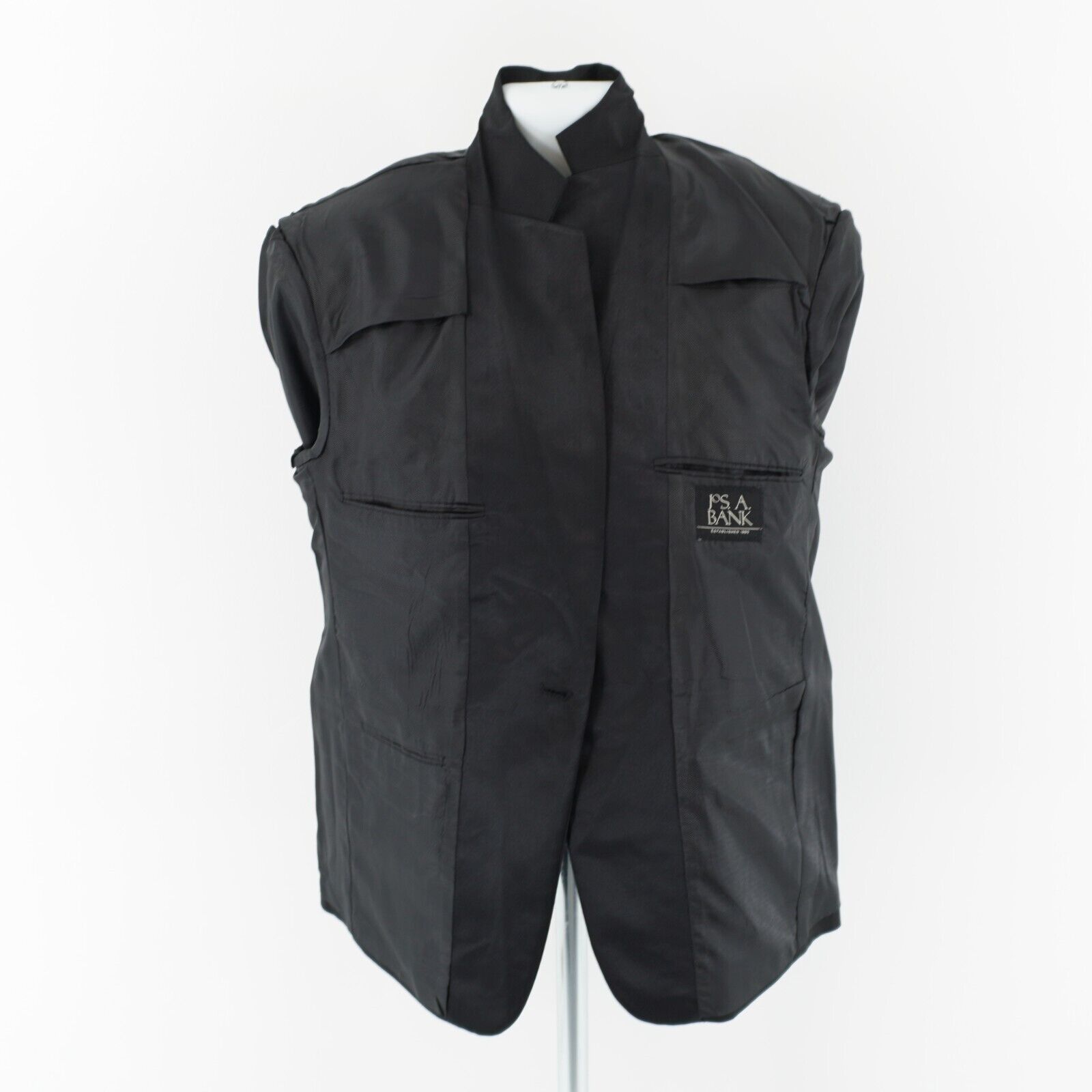Jos. A. Bank Jos A Bank Black Wool 1 Felt Button Tuxedo Jacket 40S Or Sli Size 40S - 11 Thumbnail