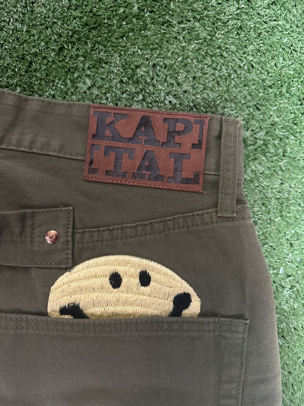 Kapital Kapital Smiley Face Pants Size 34 Size US 34 / EU 50 - 3 Thumbnail