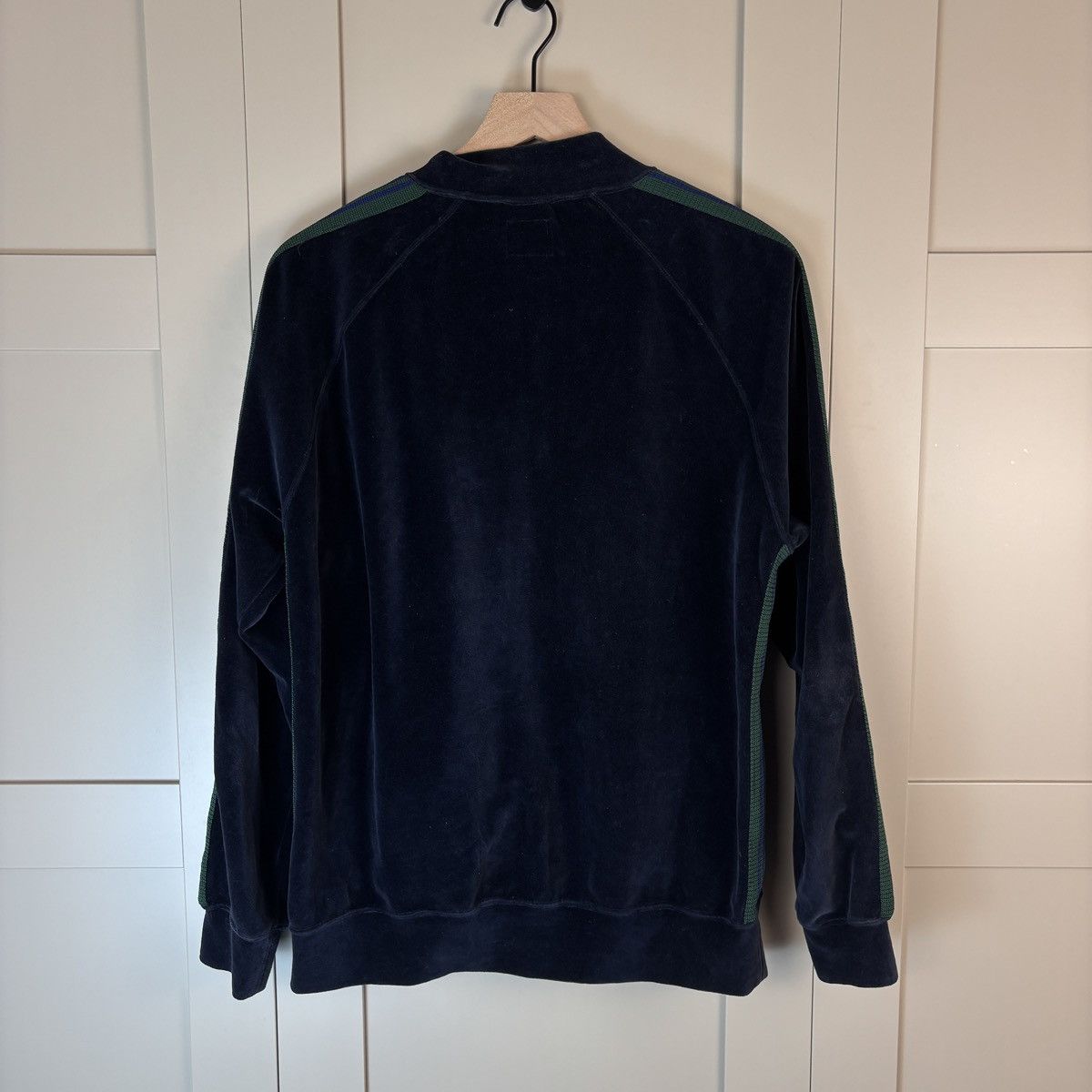 Needles Needles Velour Track Jacket Navy/Green Made in Japan Size L Size US L / EU 52-54 / 3 - 6 Thumbnail