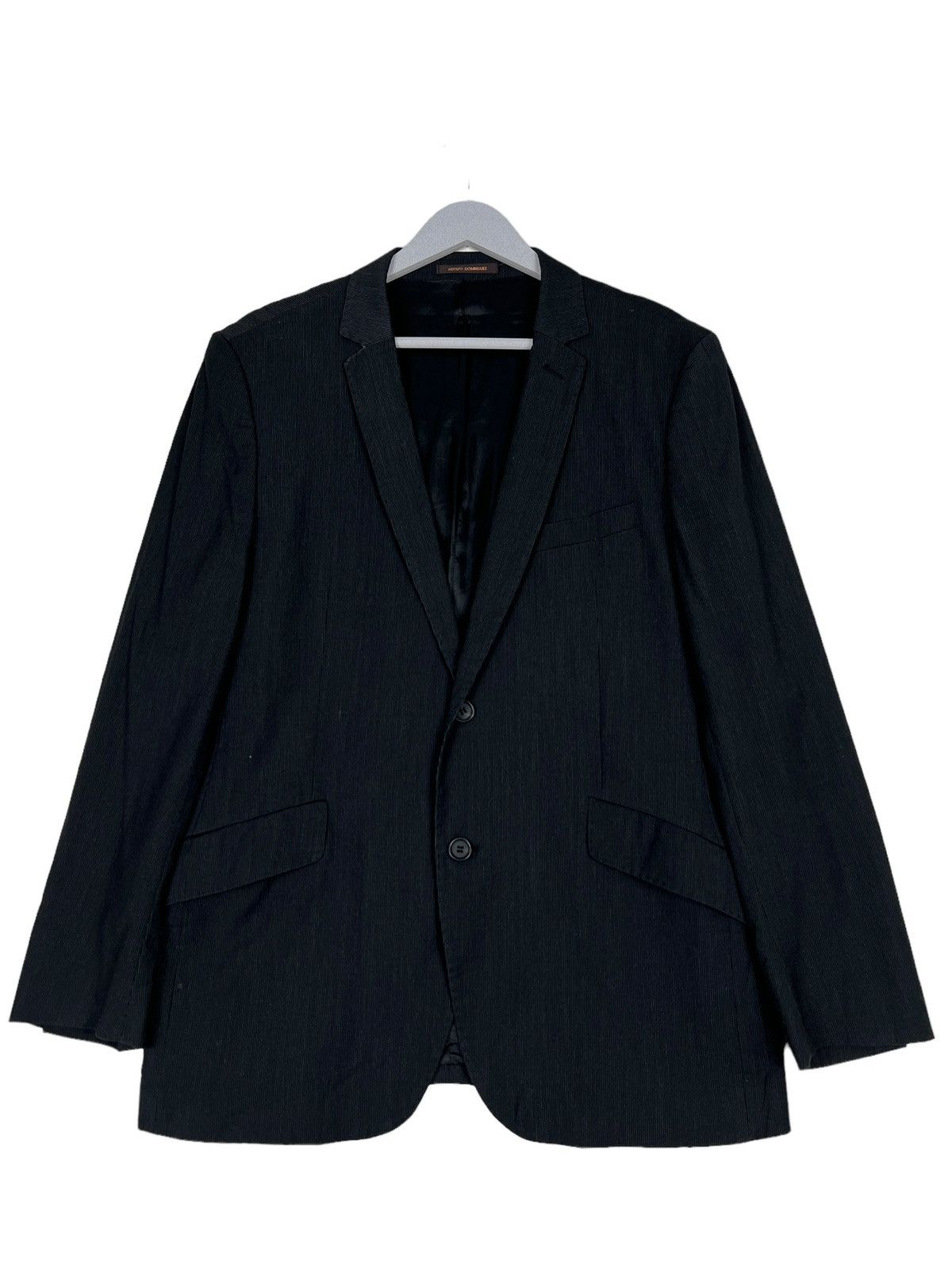 Adolfo Dominguez 🔥 ADOLFO DOMINGUEZ PINSTRIPE BLAZER Size US M / EU 48-50 / 2 - 2 Thumbnail