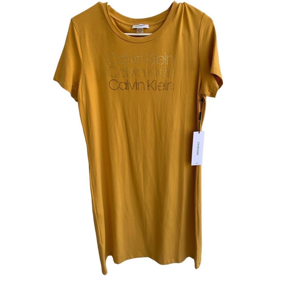 Calvin Klein Logo T-Shirt Dress size Medium