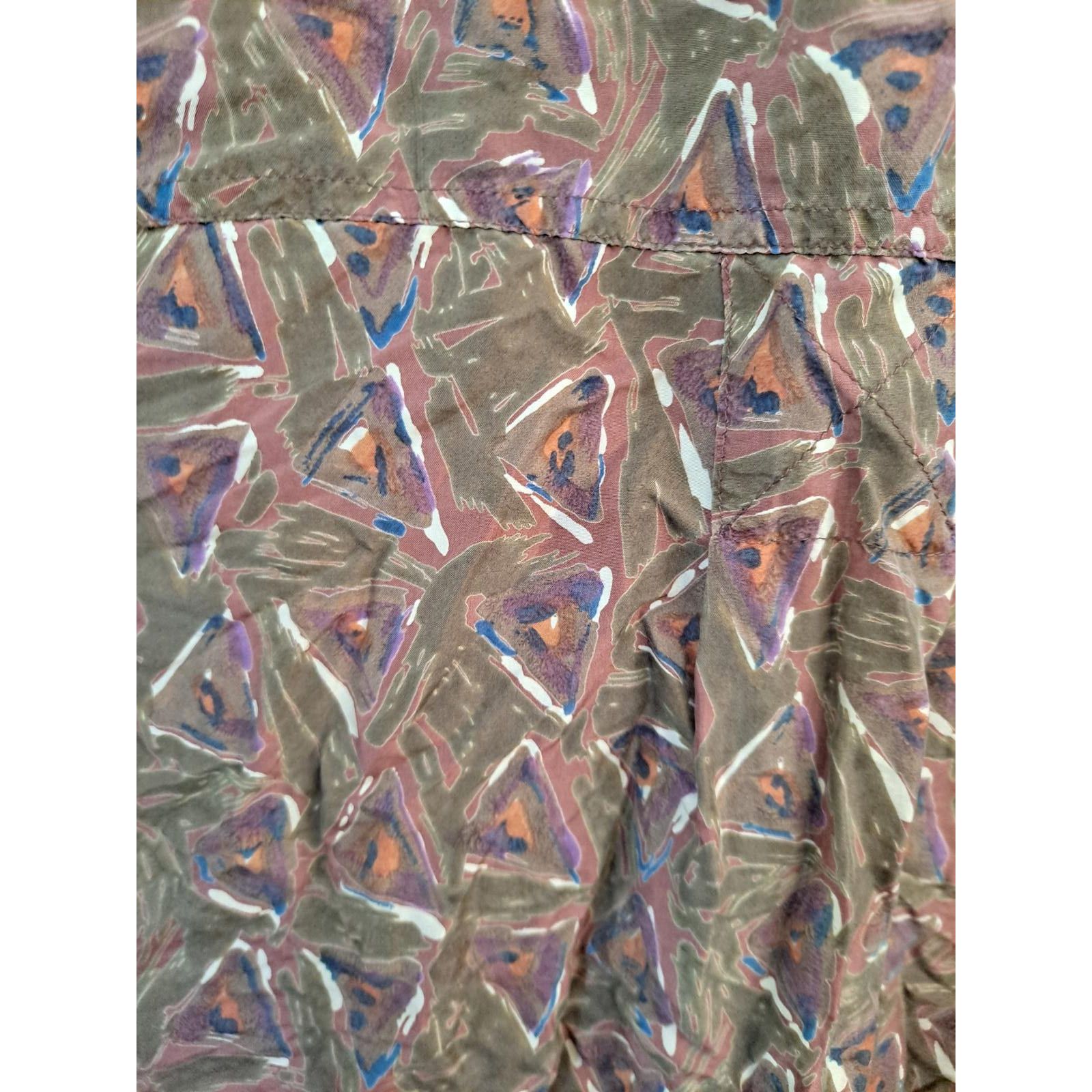 Other Vintage Number One 100% Silk Button Up Designed Shirt Size L Size US L / EU 52-54 / 3 - 6 Thumbnail