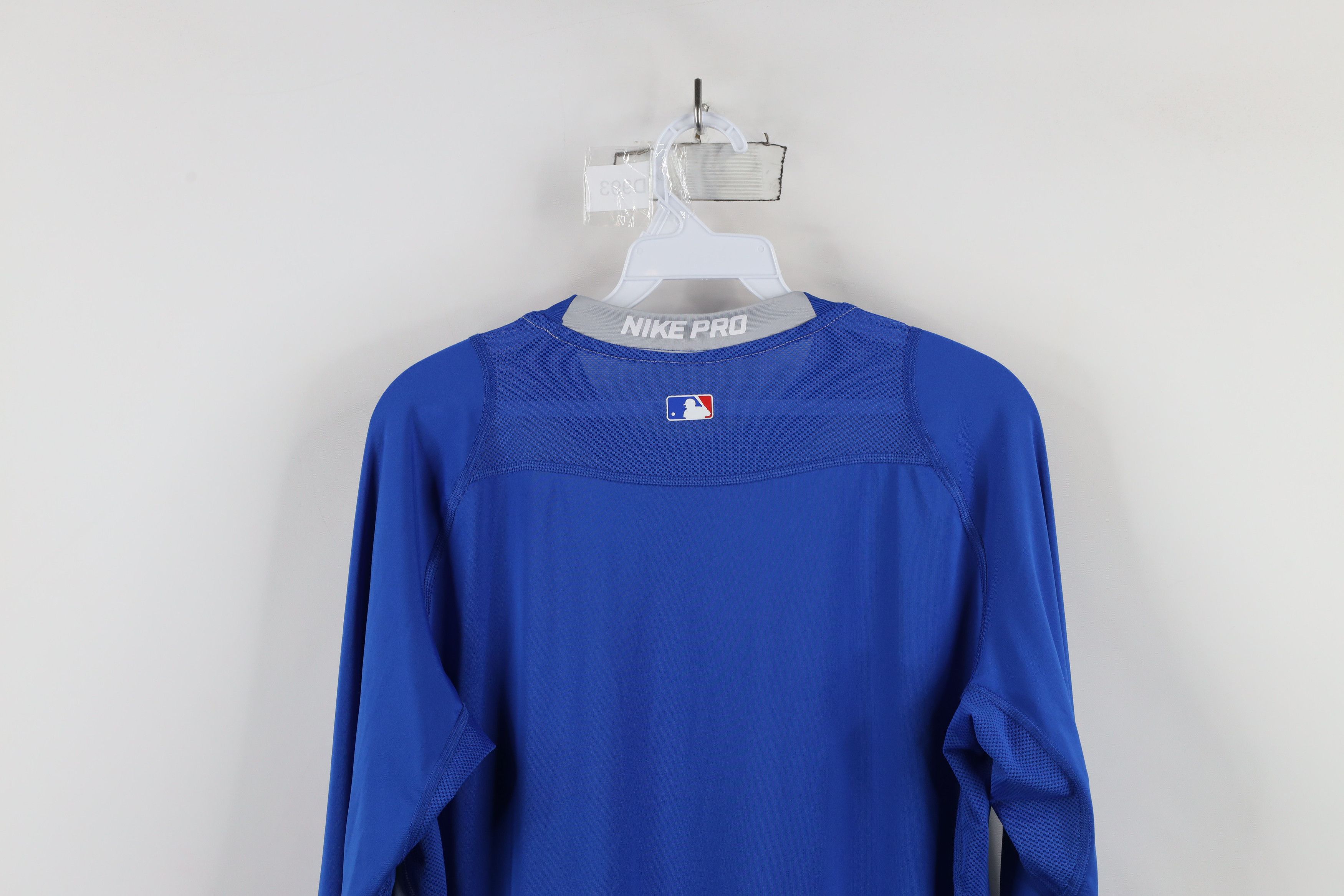 Nike × Vintage Nike Pro Scott Center Swoosh Baseball Raglan T-Shirt Gray Size US M / EU 48-50 / 2 - 12 Thumbnail