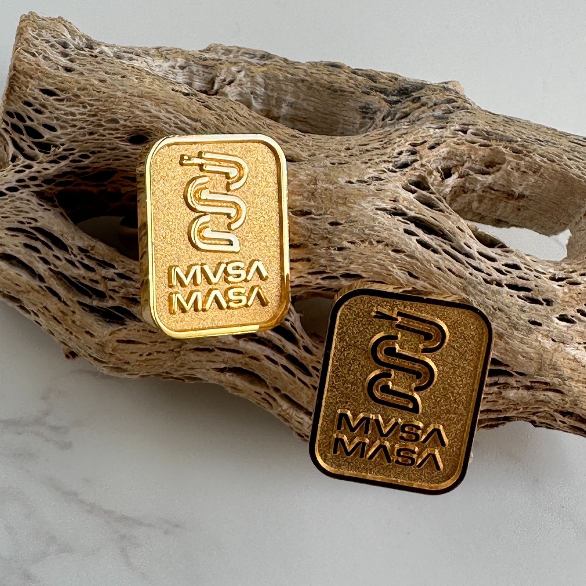 Vintage Vintage MASA Gold Cufflinks – Clabco, Medical Logo Size ONE SIZE - 1 Thumbnail