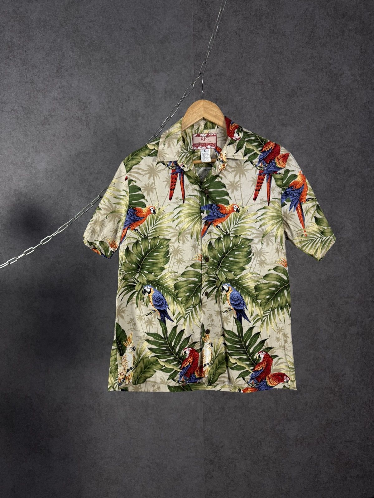 Vintage Hawaiian crazy art vintage made in USA shirt Size US S / EU 44-46 / 1 - 1 Thumbnail