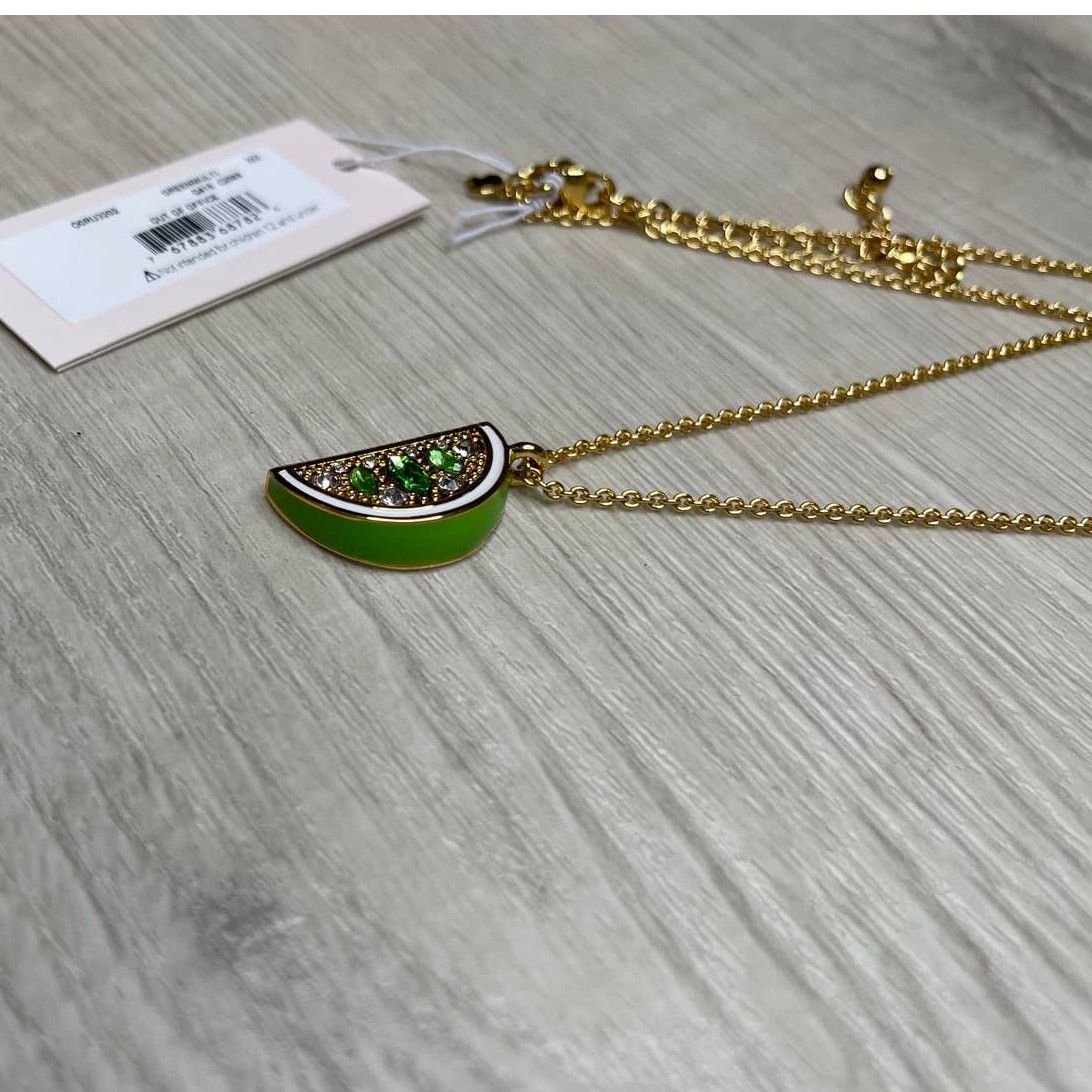 Kate Spade Kate Spade Lime Mini Pendant Necklace Size ONE SIZE - 8 Thumbnail