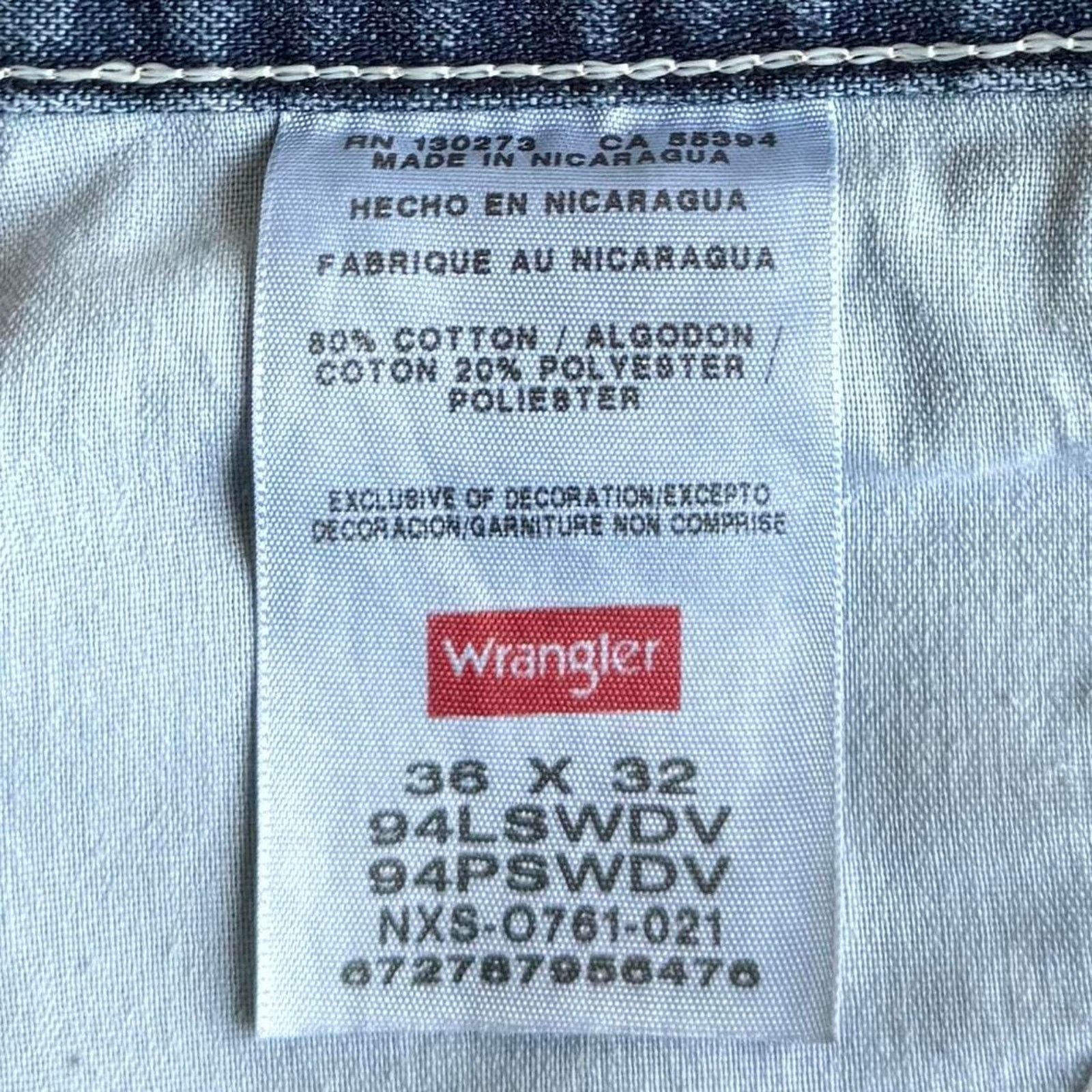 Carhartt × Vintage × Wrangler Vintage Y2K Carhartt Style Baggy Carpenter Skater Tech Jeans Size US 36 / EU 52 - 4 Thumbnail