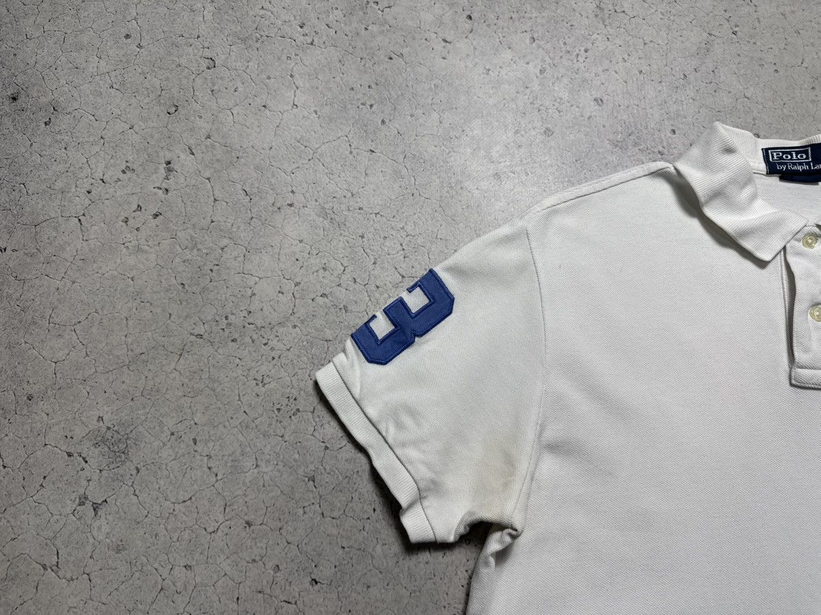 Polo Ralph Lauren Polo Ralph Lauren White Vintage Polo Shirt Size L Size US L / EU 52-54 / 3 - 3 Thumbnail