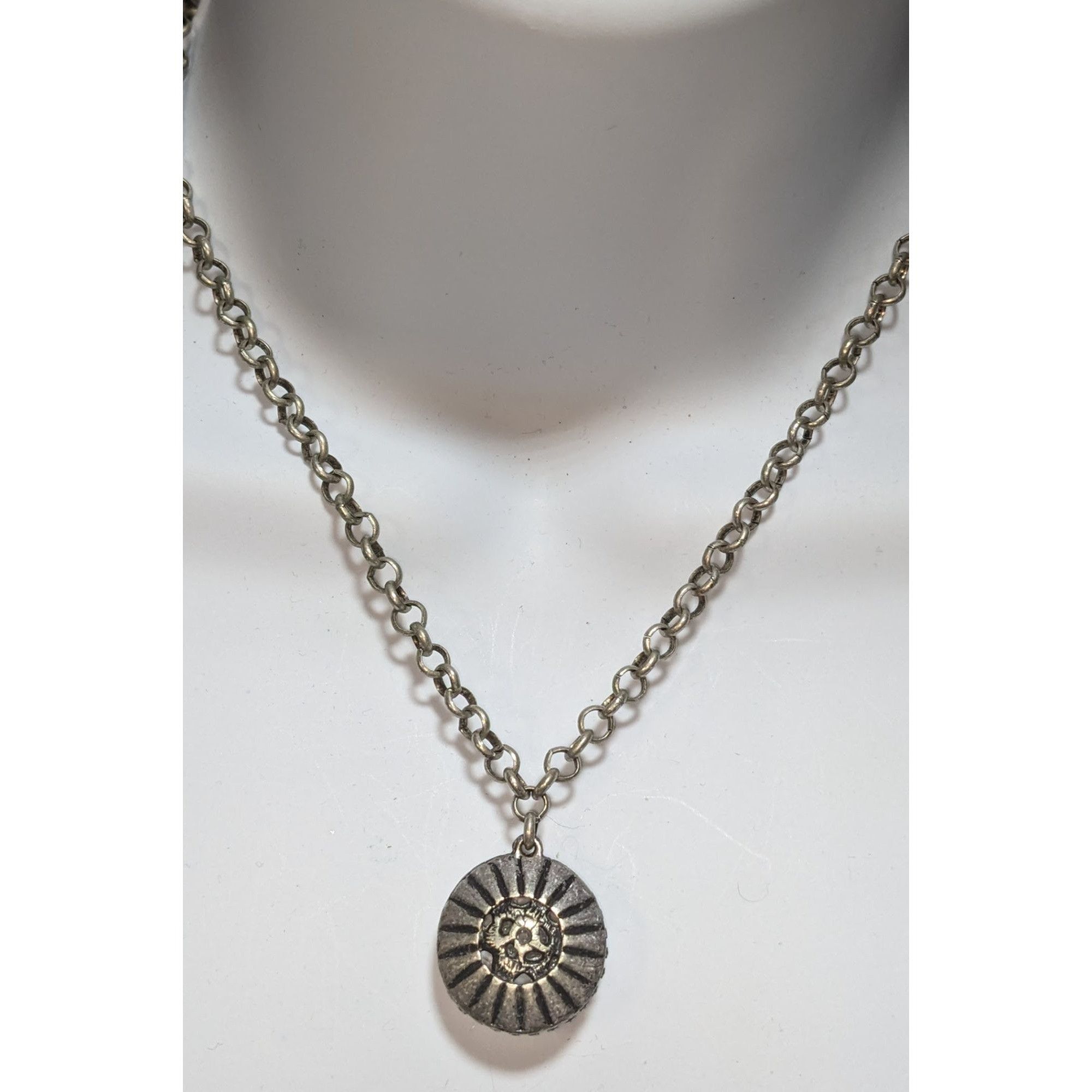Loft Ann Taylor Loft Reversible Pendant Necklace With Floral Gem Size ONE SIZE - 3 Thumbnail