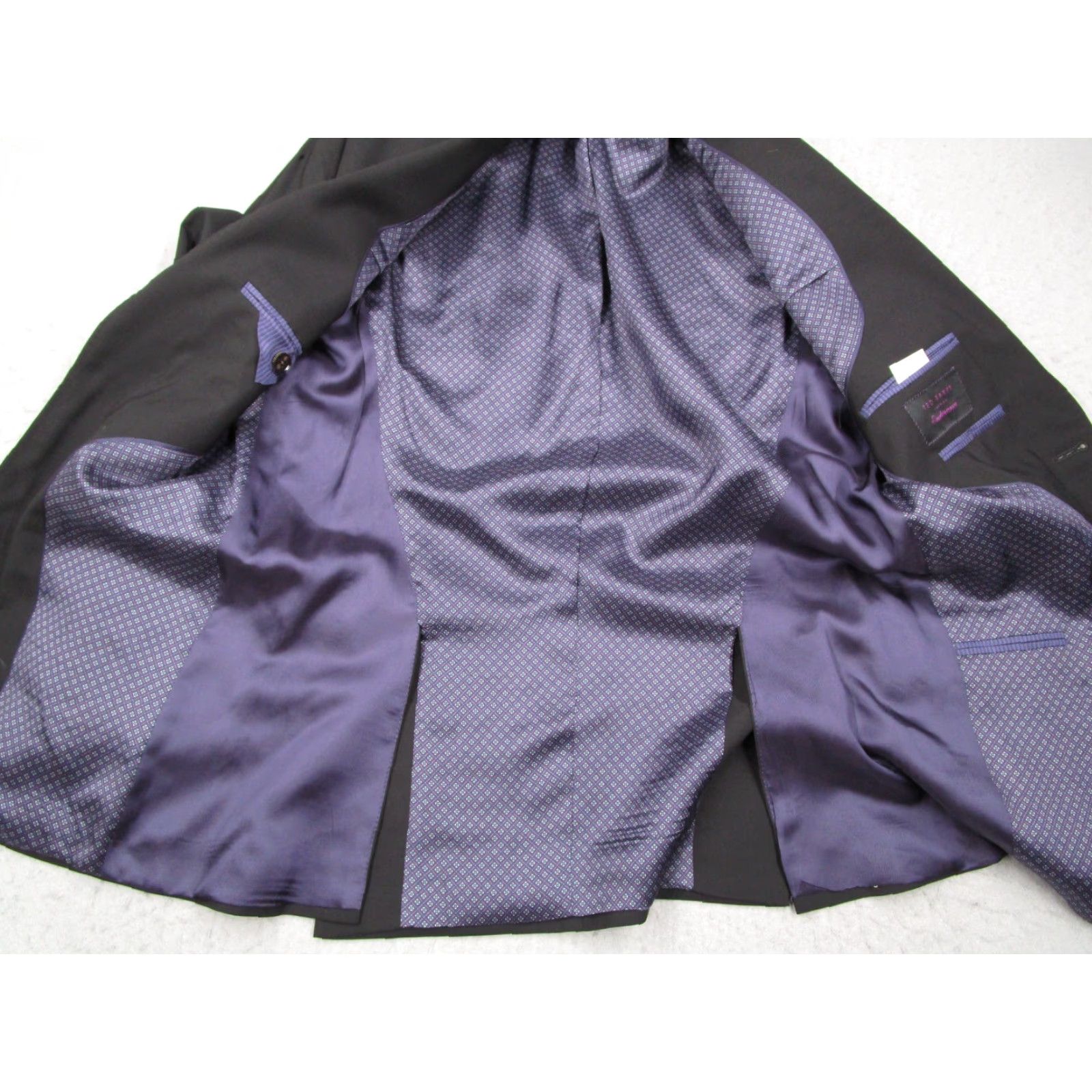 Ted Baker TED BAKER Suit Mens 38 Short Black Wool 2 Piece Jay CT Endurance 2 Button/Flat Front Trousers Dry Clean Only Mens Boys? (No, keep Mens) 38 Short Size US 38 / EU 54 - 4 Thumbnail