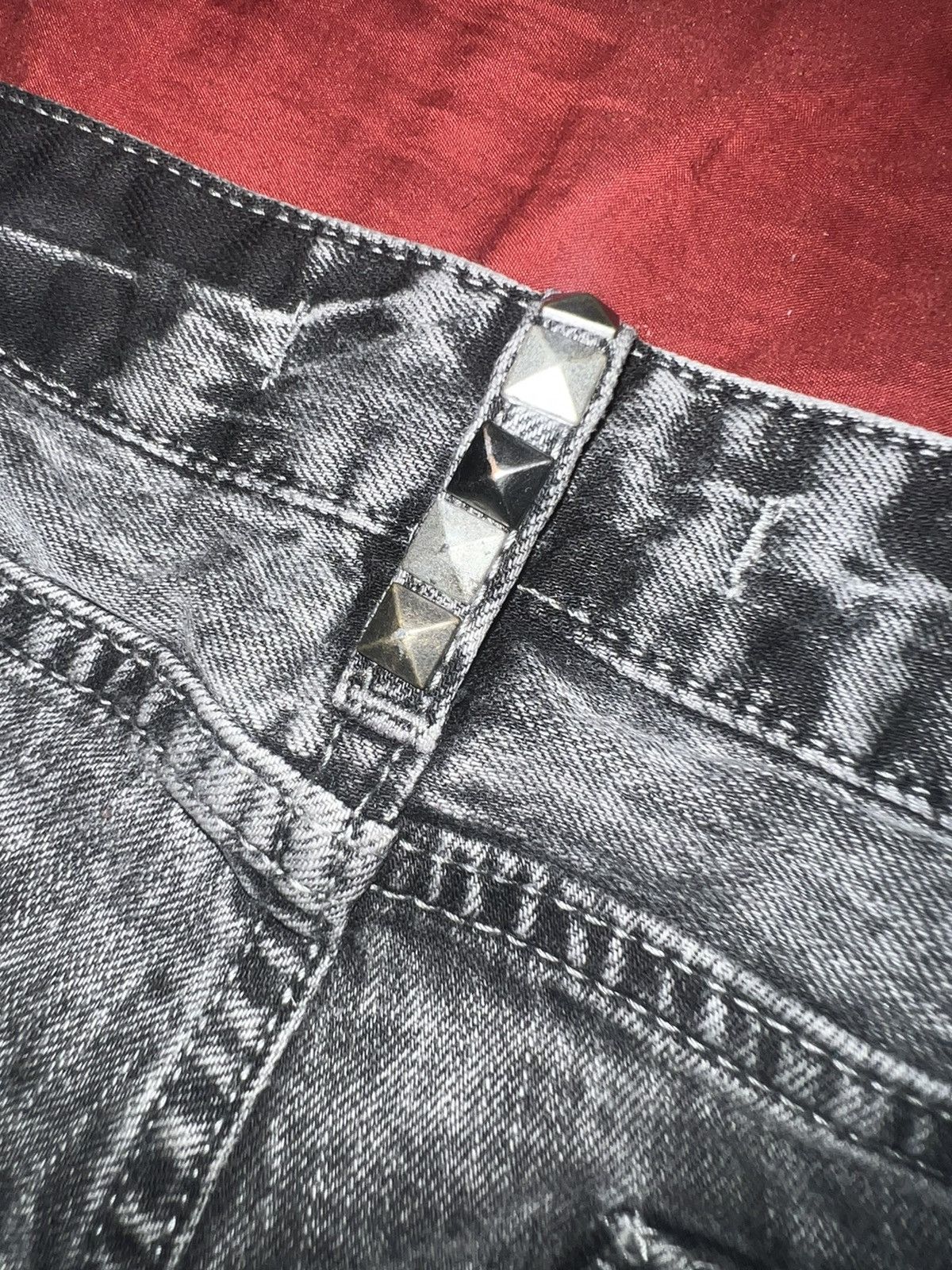 Bape Bapy Studded Denim Shorts Size 30" / US 8 / IT 44 - 15 Thumbnail