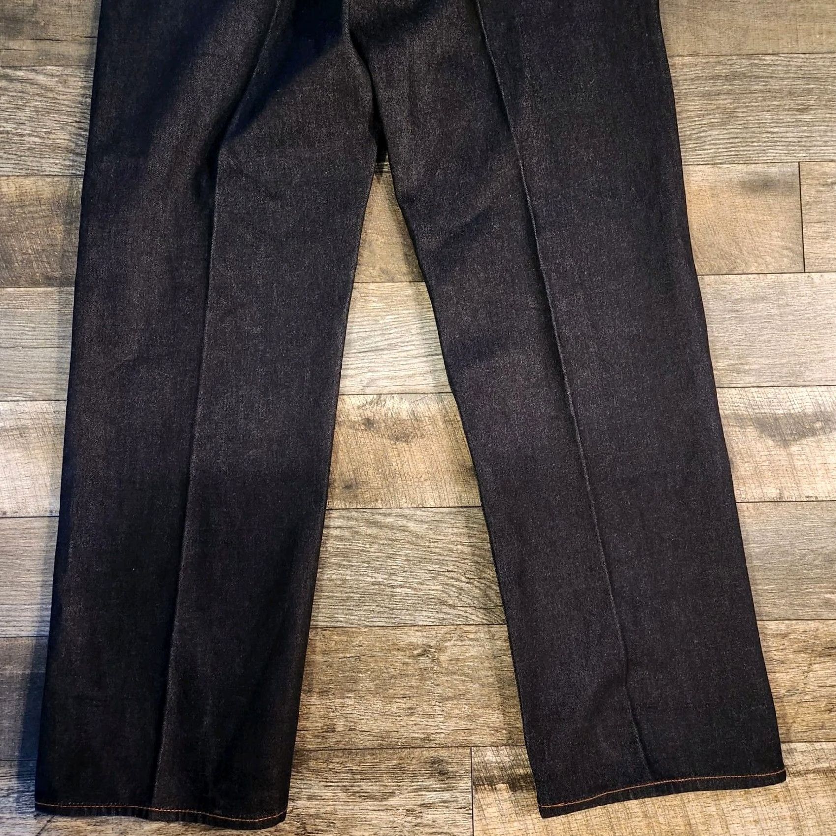 RMC Jeans VINTAGE Red Monkey Jeans Mens 38x36 Baggy Embroidered Dark Blue Wide-Leg Jeans Mens Regular 38x36 Boys? Size US 38 / EU 54 - 2 Thumbnail