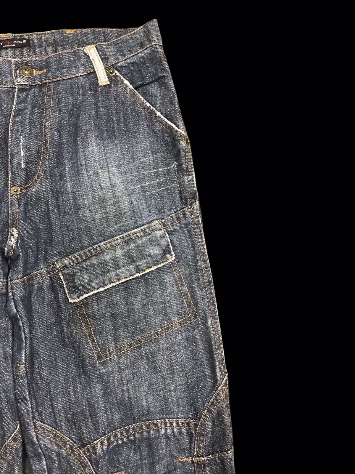 Other East Pole Tactical Military Zipper Ankle 7 Pockets Denim F66 Size US 28 / EU 44 - 4 Thumbnail
