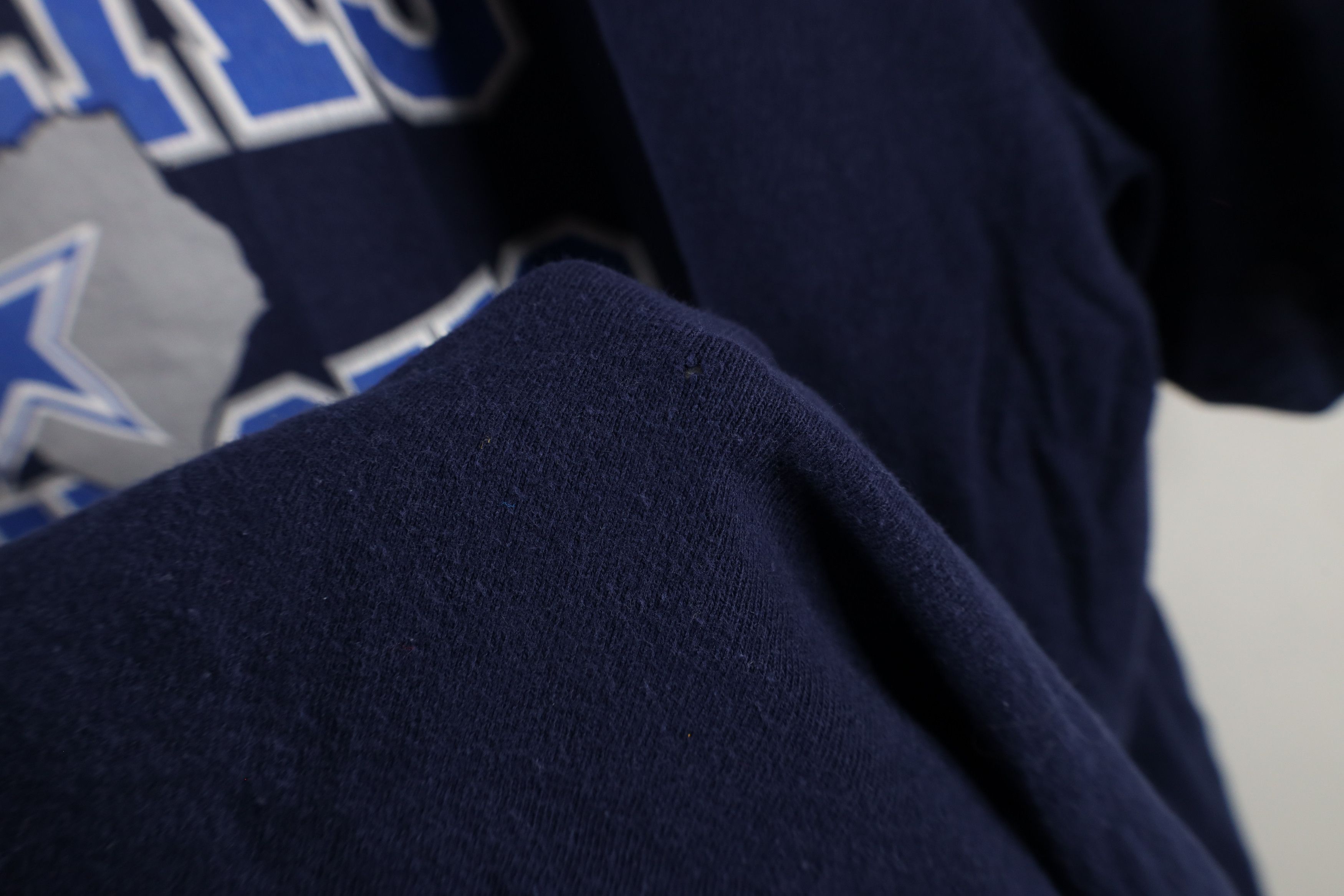 Vintage Vintage 90s Spell Out Dallas Cowboys Football T-Shirt Blue Size US XXL / EU 58 / 5 - 5 Thumbnail
