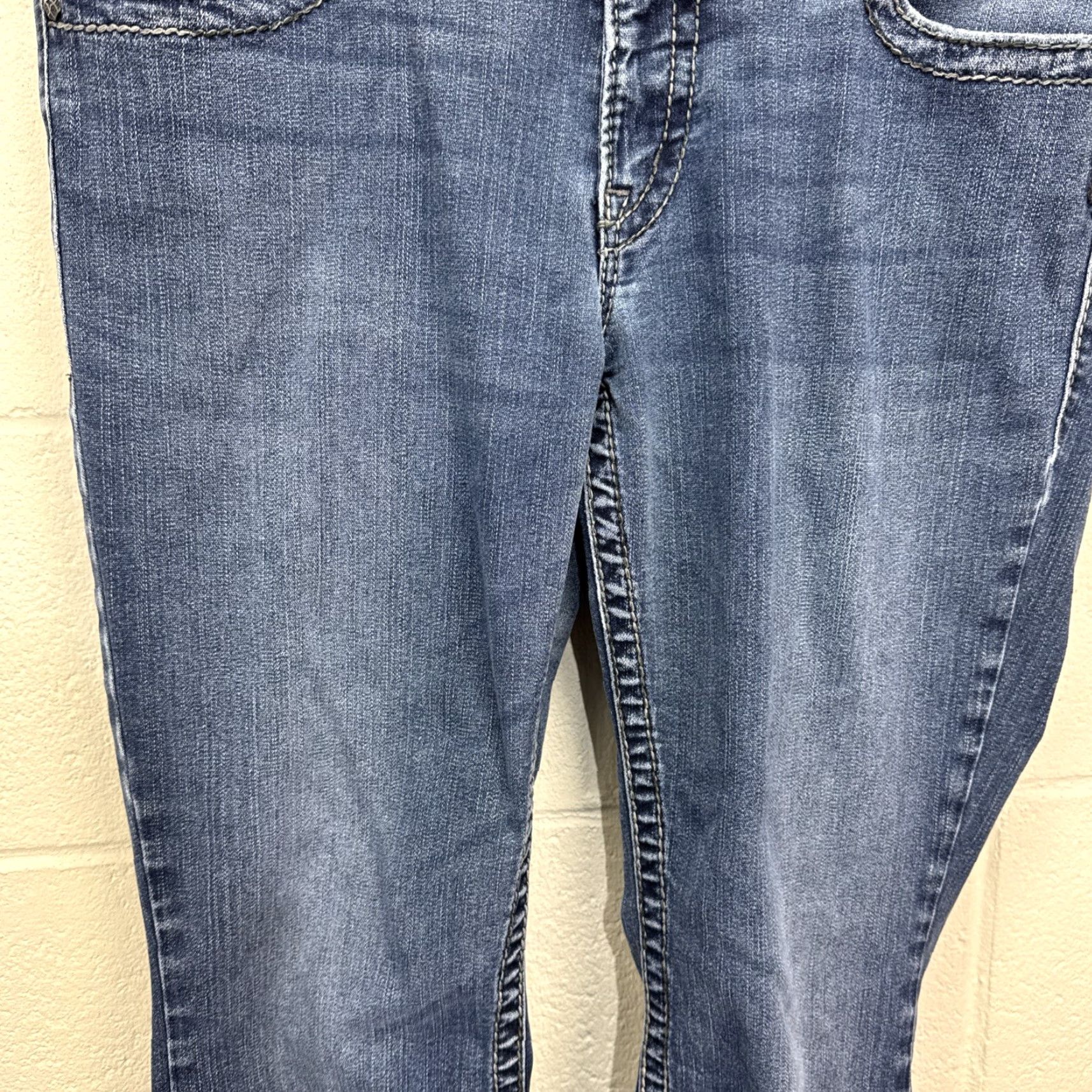 Vintage VINTAGE Silver Suki Surplus Women’s Bootcut Jeans 30x30 Blue Denim Stretch Spring Fall Winter Summer Women's Size 30" / US 8 / IT 44 - 5 Thumbnail