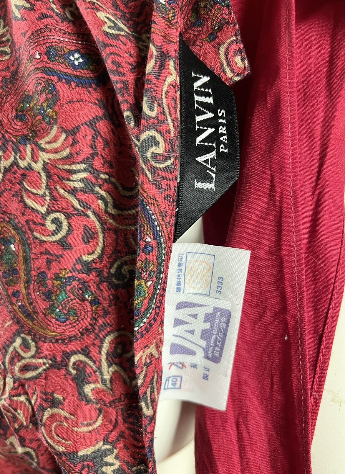 Lanvin 80s Vintage LANVIN PARIS Apron Size ONE SIZE - 9 Thumbnail