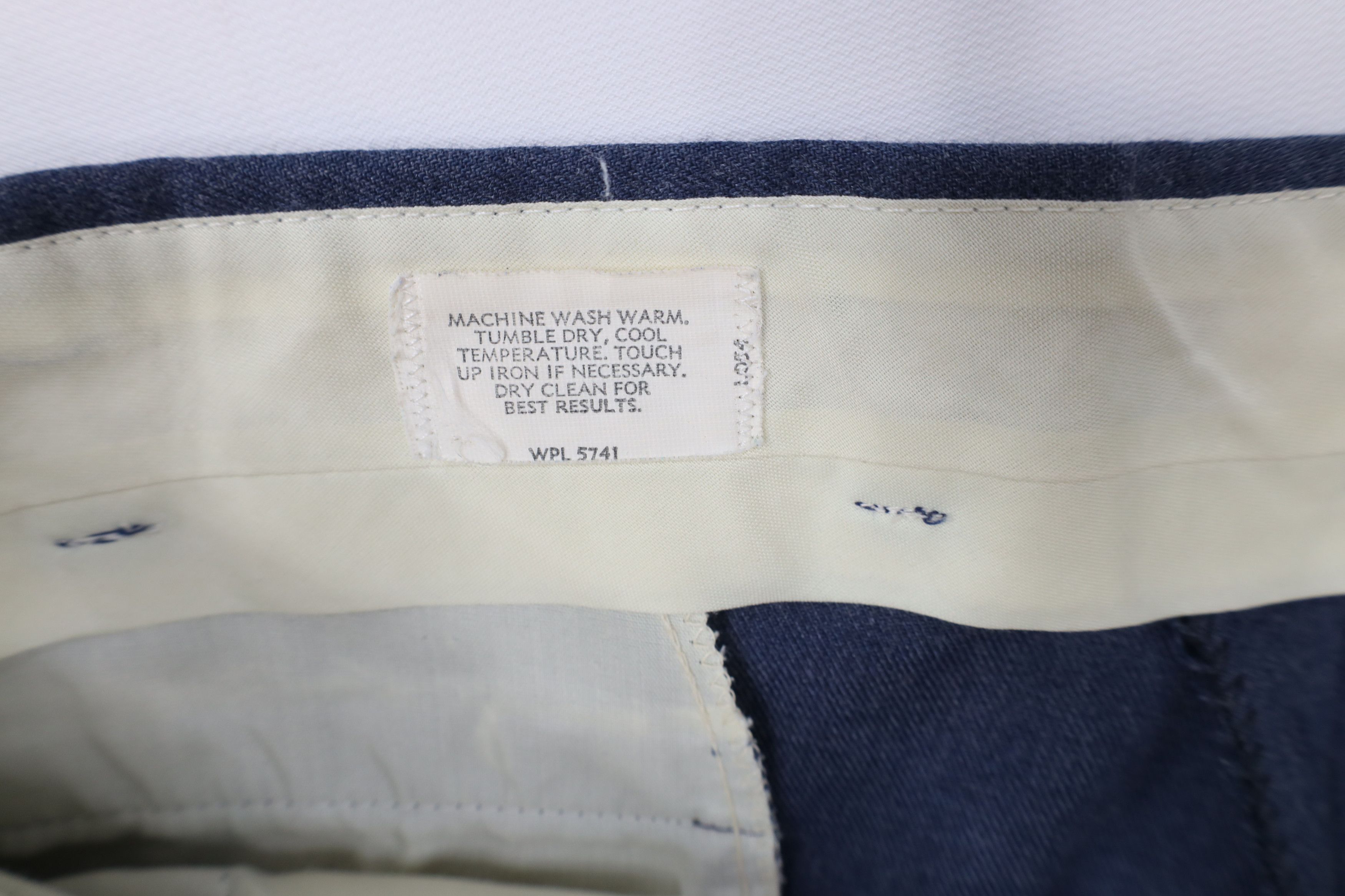 Vintage Vintage 70s Streetwear Wool Flared Wide Leg Chino Pants USA Size US 36 / EU 52 - 7 Thumbnail