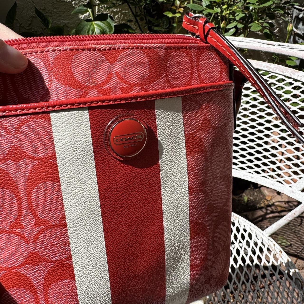 Coach Red Coach Monogramed Crossbody Size ONE SIZE - 7 Thumbnail