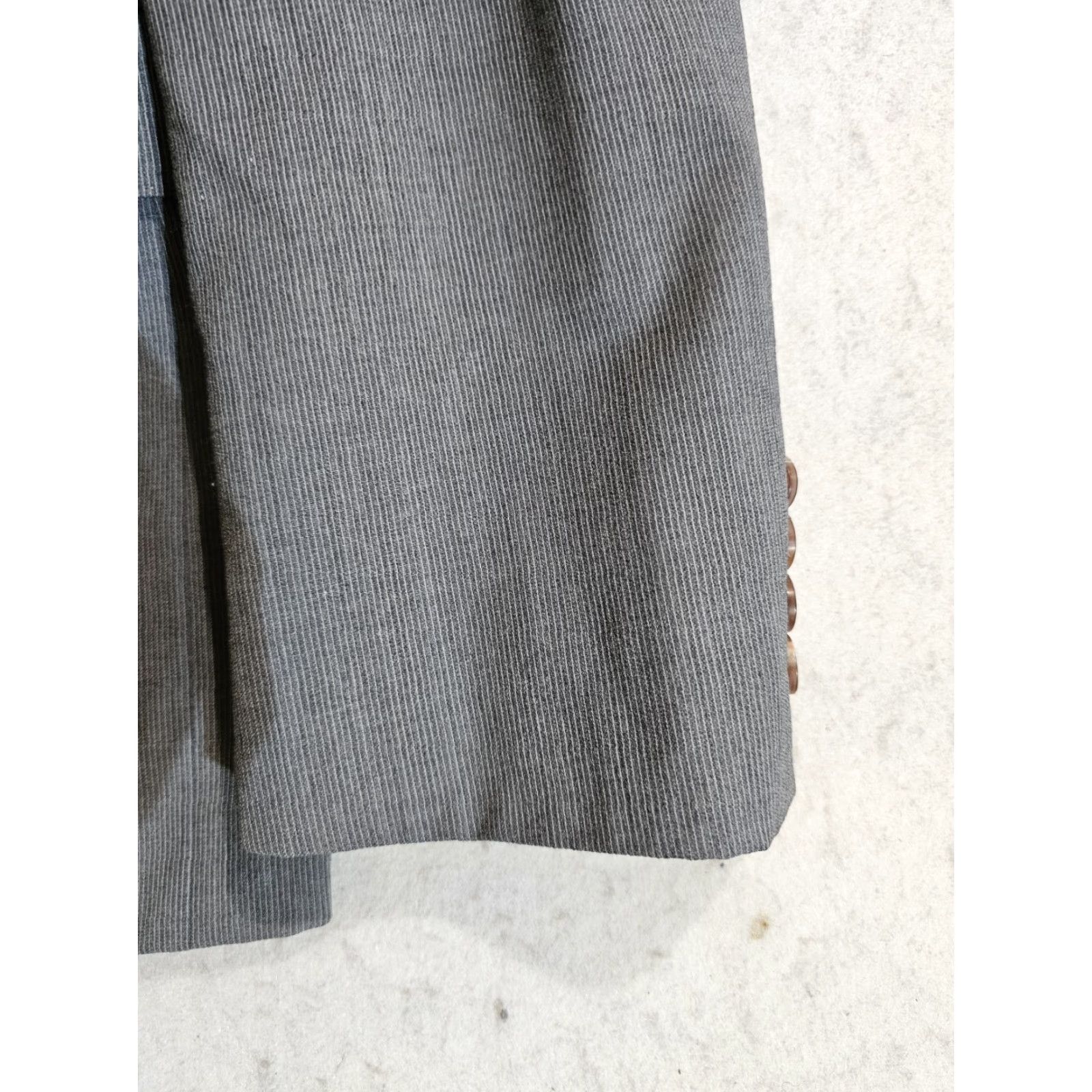 Ralph Lauren Ralph Lauren Black Label 100% Wool Blazer Coat Mens Size 46R Gray Jacket Single-Breasted Notch Lapel Slim Size 46R - 6 Thumbnail