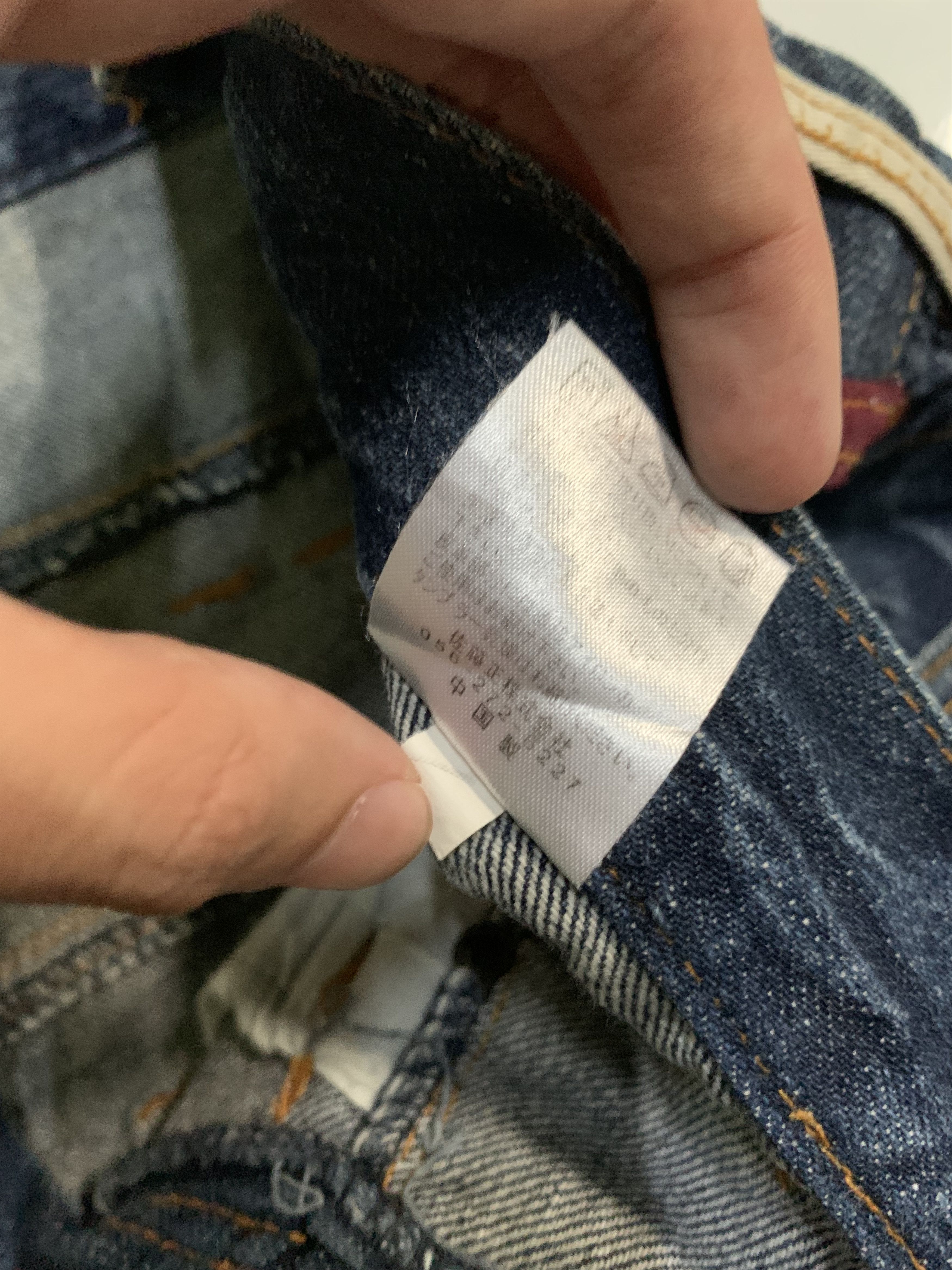 PPFM CLAWNMARK💥NYALUS DOUBLE WAIST RUSTY DISTRESSED DENIM Size US 29 - 19 Thumbnail