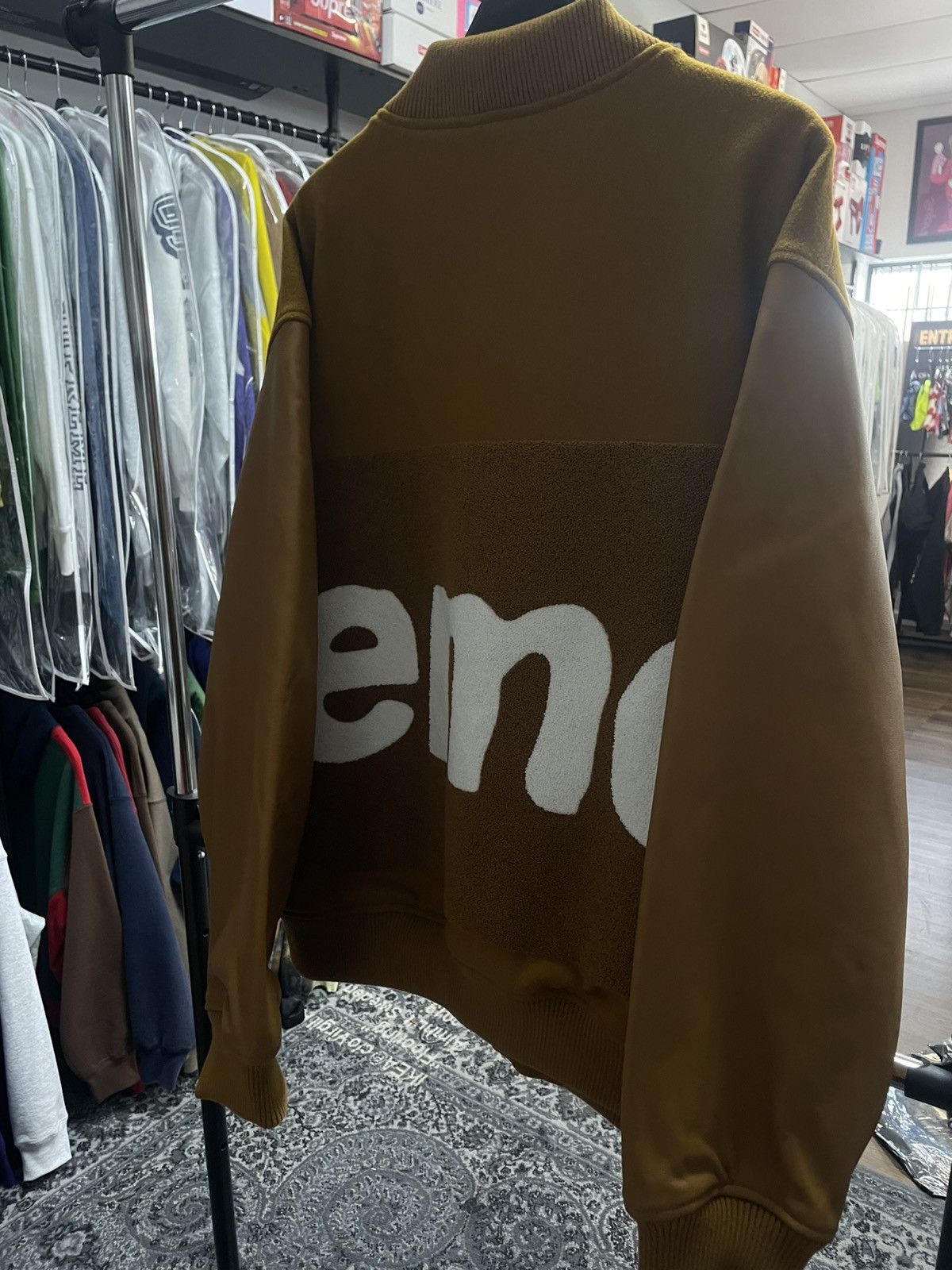 Supreme Supreme big logo chenille varsity jacket Size US XXL / EU 58 / 5 - 3 Thumbnail