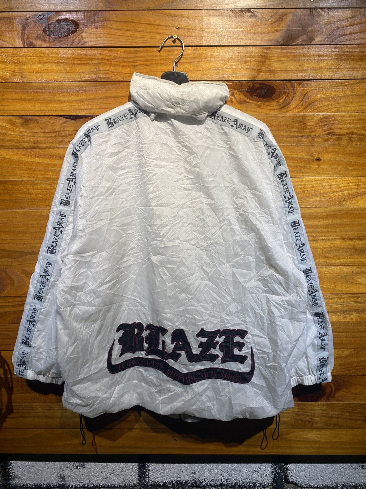 Japanese Brand Blaze Away Fogaty Free Spirit White Windbreaker Jacket Size US M / EU 48-50 / 2 - 7 Thumbnail