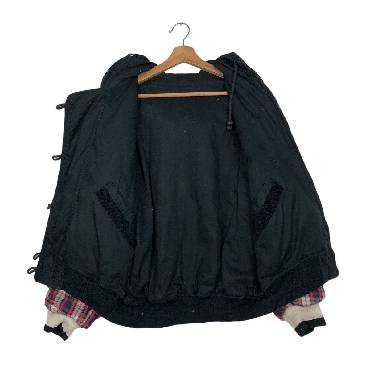 📌Vintage Reversible Bomber Jacket Union Bay Tartan Design