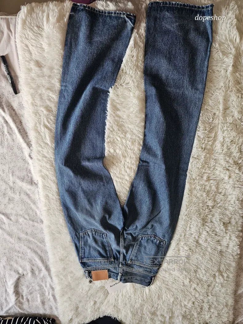 Acne Studios Acne Studios 1977 Mid-Rise Slightly Flared Wide-Leg Jeans Size 25" / US 0 / IT 36 - 2 Thumbnail