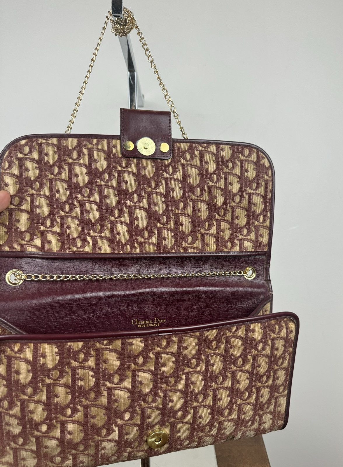 Christian Dior Monsieur Leather monogram bag clutch Christian Dior original luxury Size ONE SIZE - 4 Thumbnail