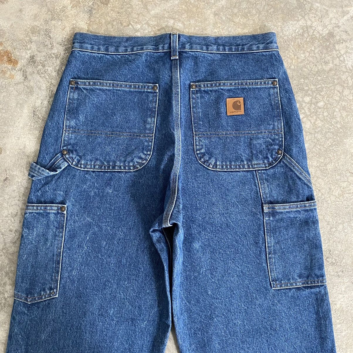 Carhartt Vintage Carhartt Double Knee Carpenter Denim Jeans Size US 31 - 12 Thumbnail