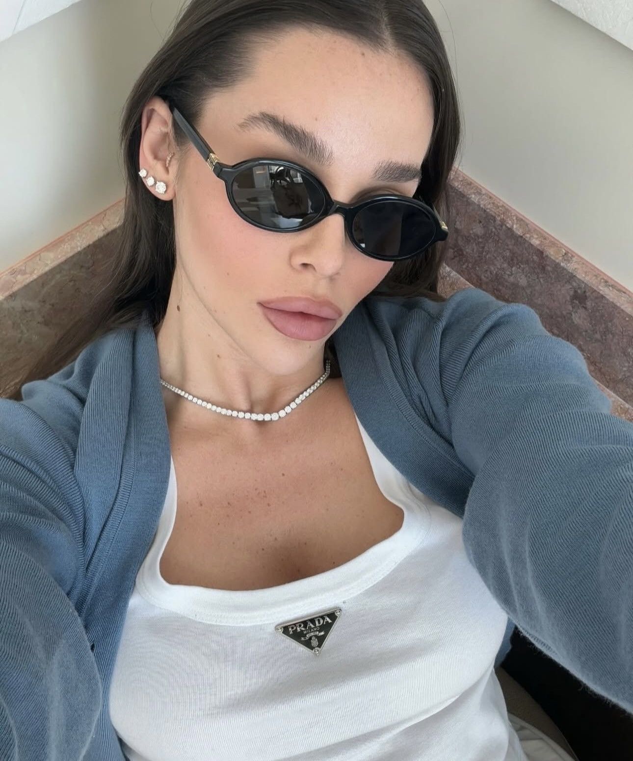 Miu Miu NEW Miu Miu sunglasses SMU 04ZS 1AB5S0 Size ONE SIZE - 1 Thumbnail