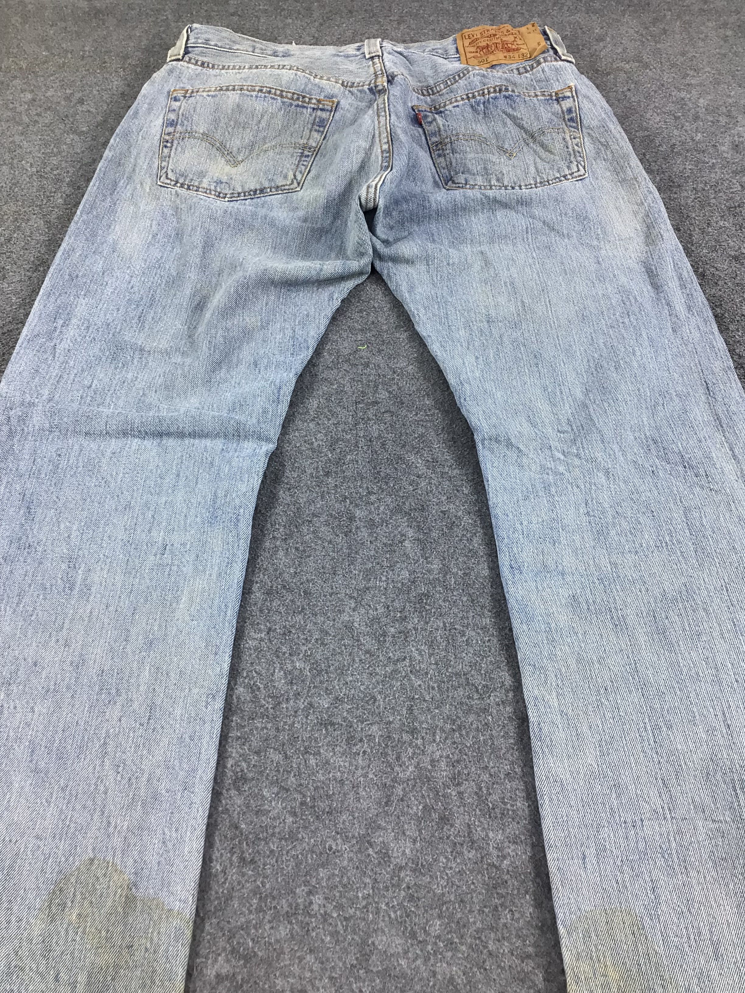 Levi's Vintage Levis 501 Jeans Dirty Medium Wash Denim KJ234 Size US 33 - 4 Thumbnail