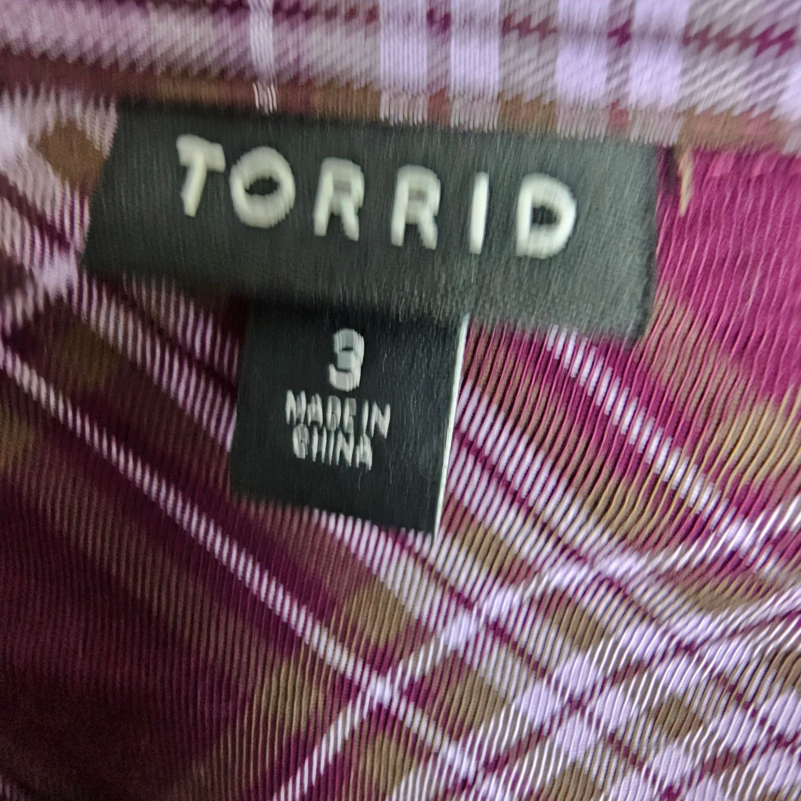 Torrid Torrid Womens Plaid Button Shirt Plus Size 3X Grunge Skater Size 3XL / US 20-22 - 6 Thumbnail