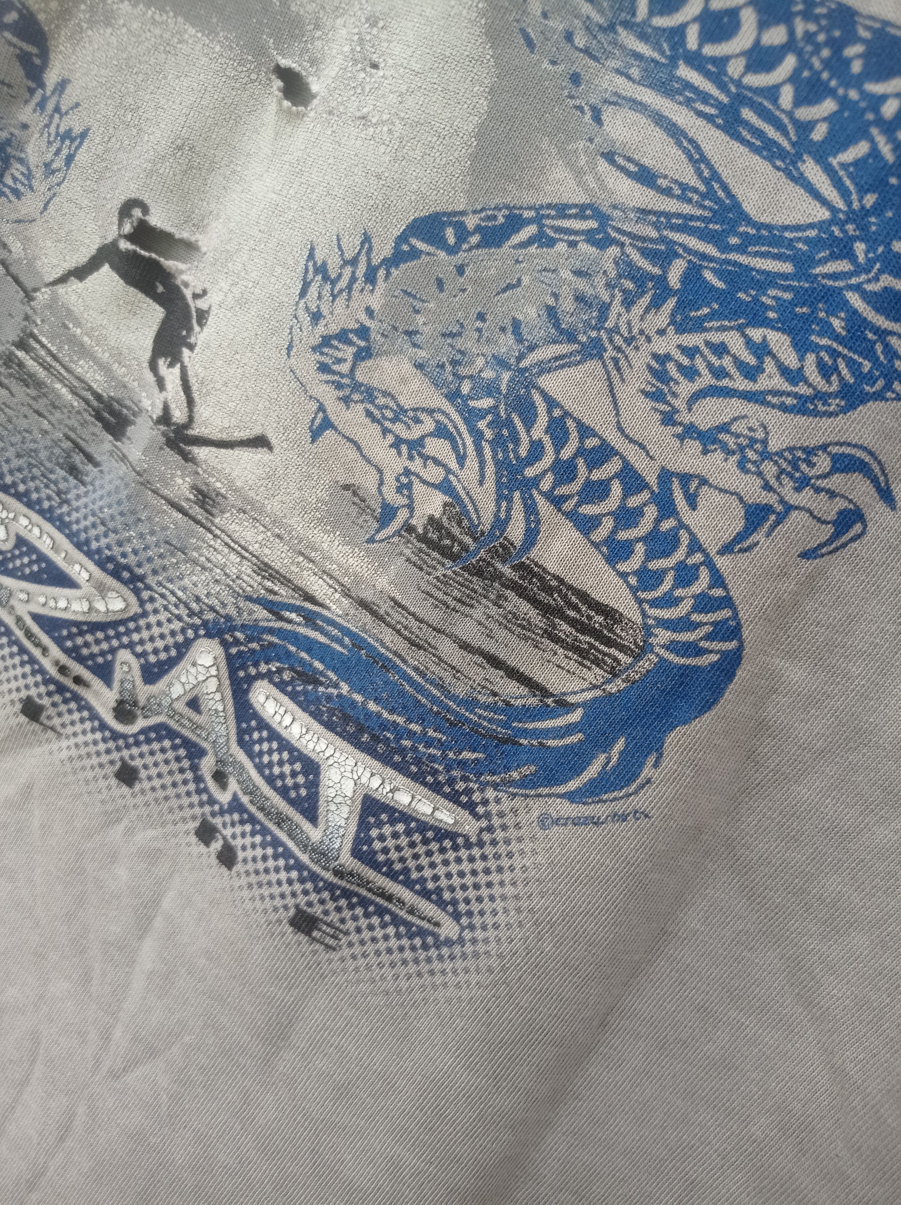 Vintage Destress faded crazy shirts banzai dragon Hawaii surf #GL54 Size US M / EU 48-50 / 2 - 5 Thumbnail
