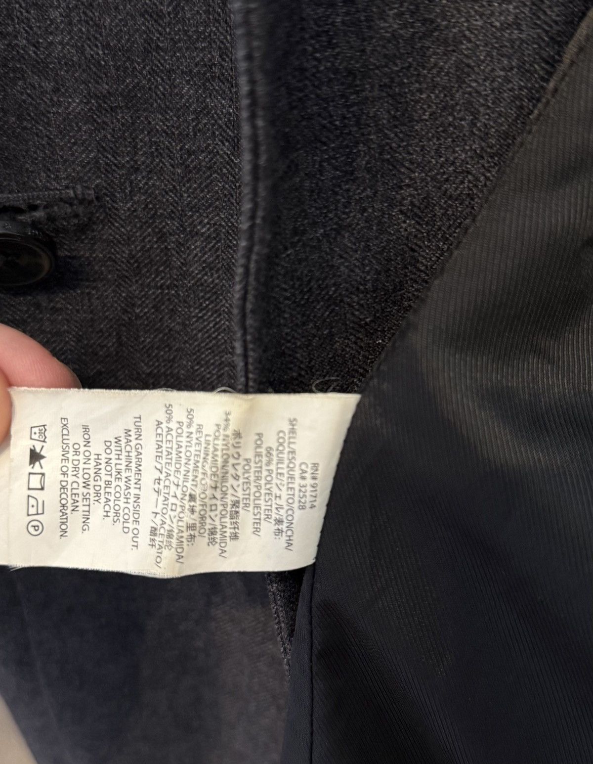 Armani Exchange Armani Exchange Gray Double Breasted Coat size M Size US M / EU 48-50 / 2 - 9 Thumbnail