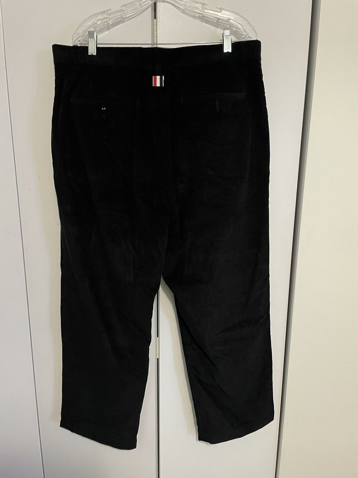 Thom Browne Thom Browne Black Corduroy Pants Size US 35 - 1 Thumbnail