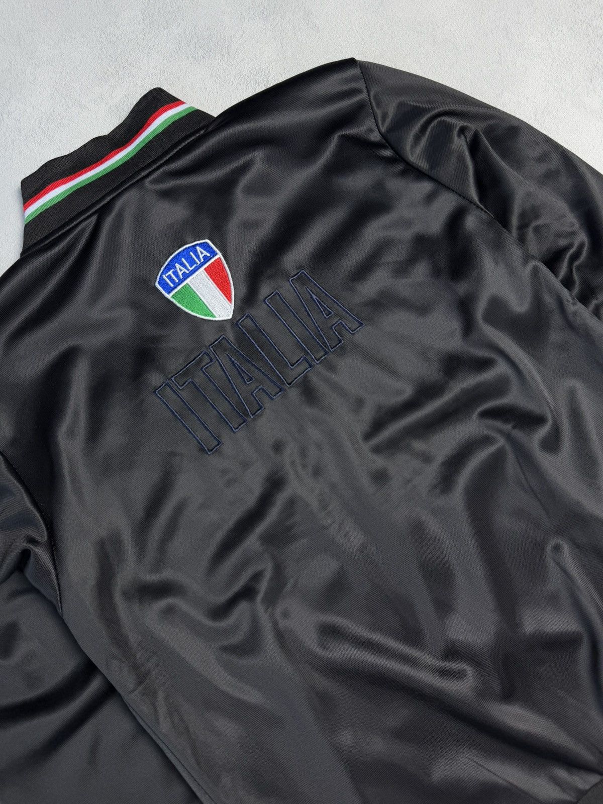 Vintage Italy Embroidered Big Logo Italia Zip Up Track Jacket Size US M / EU 48-50 / 2 - 8 Thumbnail