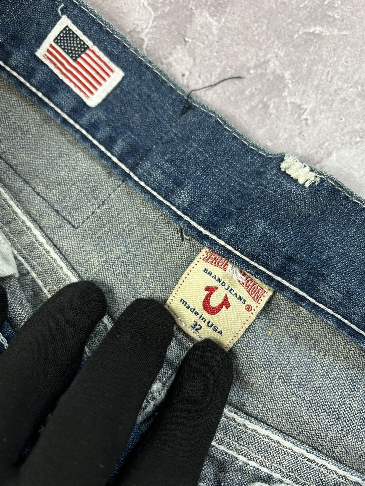 True Religion × Vintage True Religion Billy Super T Denim Blue Jeans Size W32 L33 Size US 32 / EU 48 - 11 Thumbnail