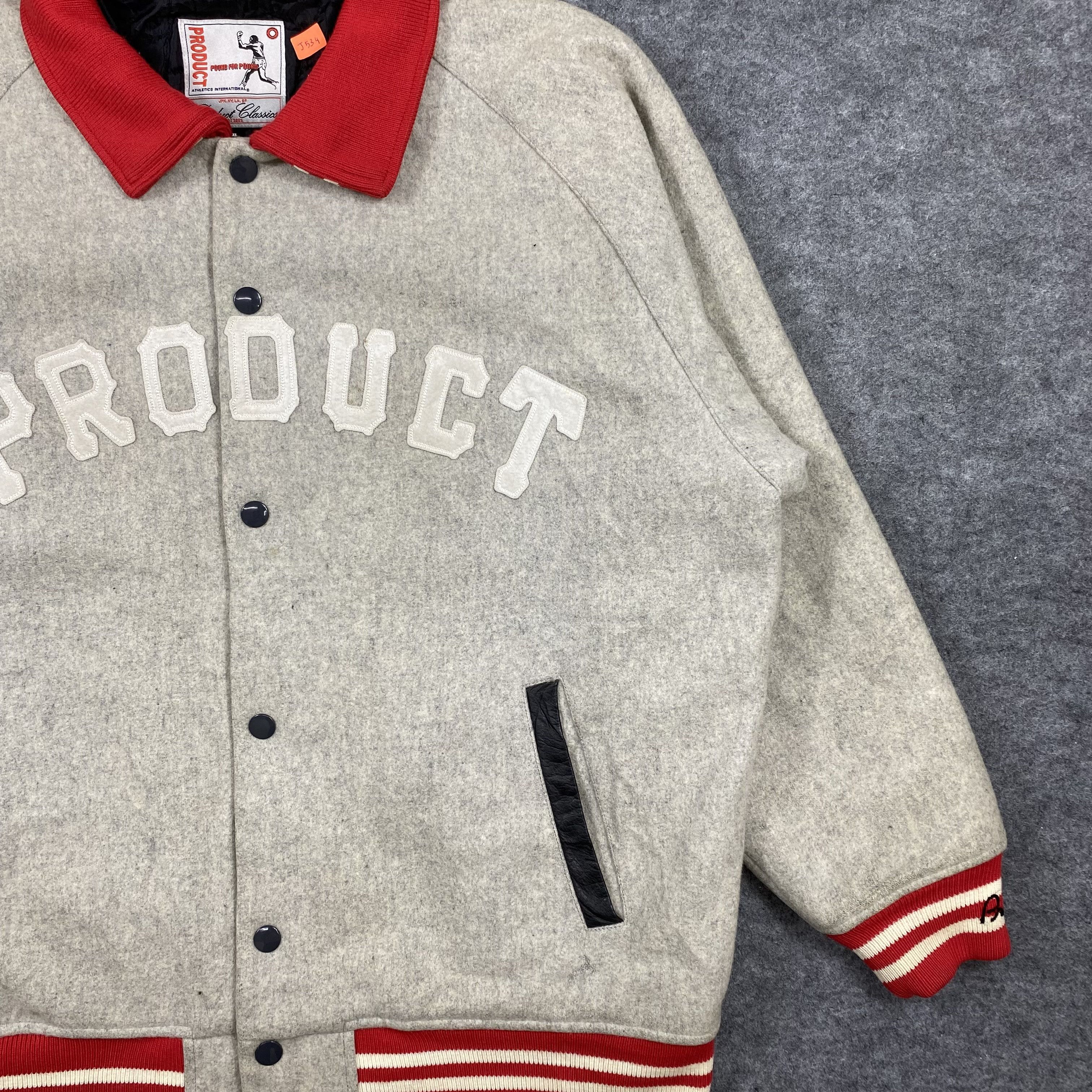 Japanese Brand VTG Product Classics Japan "Pound for Pound Wool Varsity Size US XL / EU 56 / 4 - 5 Thumbnail