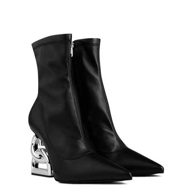 Dolce & Gabbana o1g2r1mq1024 Dg Ankle Boots in Black Size US 8 / IT 38 - 3 Thumbnail