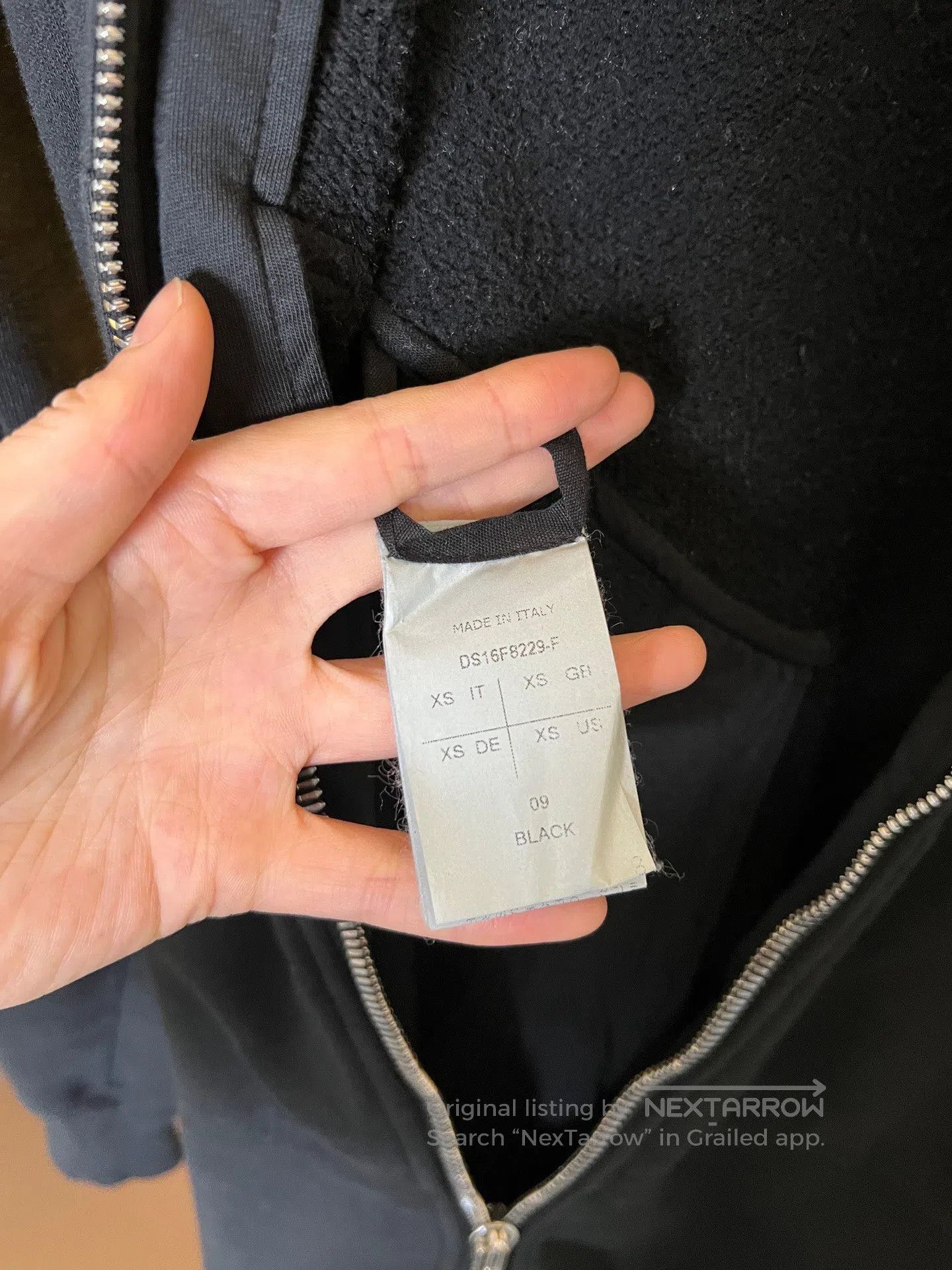 Rick Owens RICK OWENS Long Hoodie| Size US XS / EU 42 / 0 - 4 Thumbnail