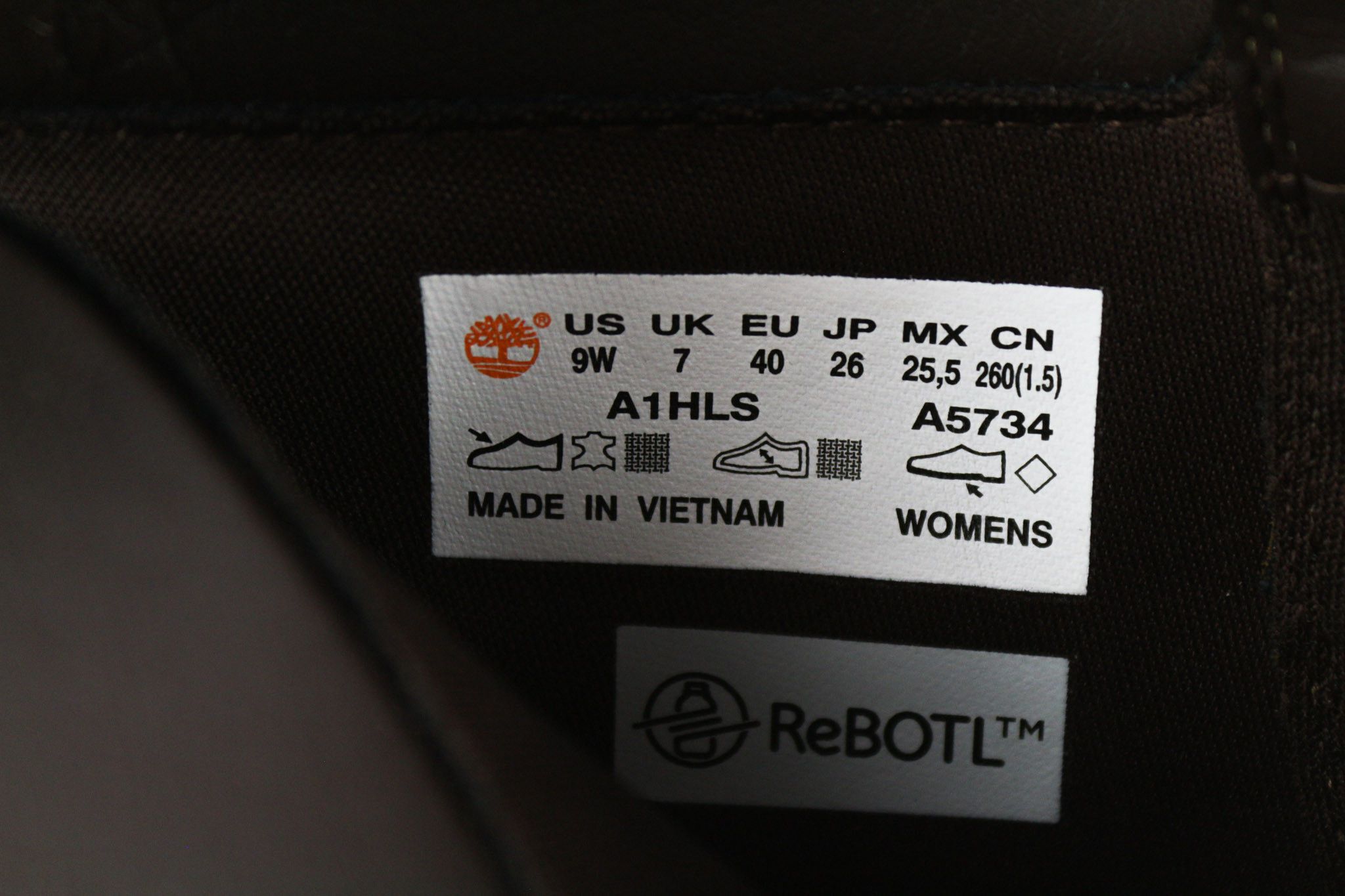 Timberland A1HLS UK7 Brown Leather Ortholite Allington Heels 79879 Size US 9 / EU 42 - 11 Thumbnail