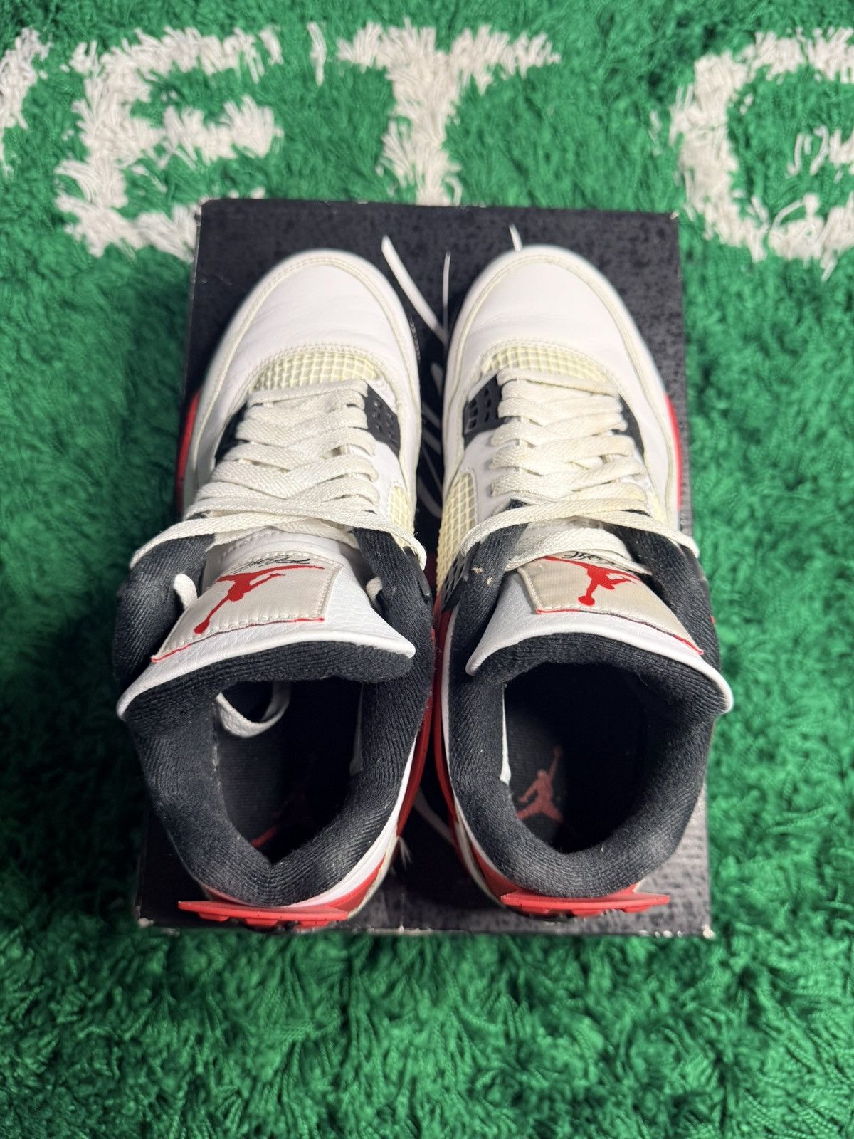 Jordan Brand Air Jordan 4 ‘red cement’ Size US 8.5 / EU 41-42 - 3 Thumbnail