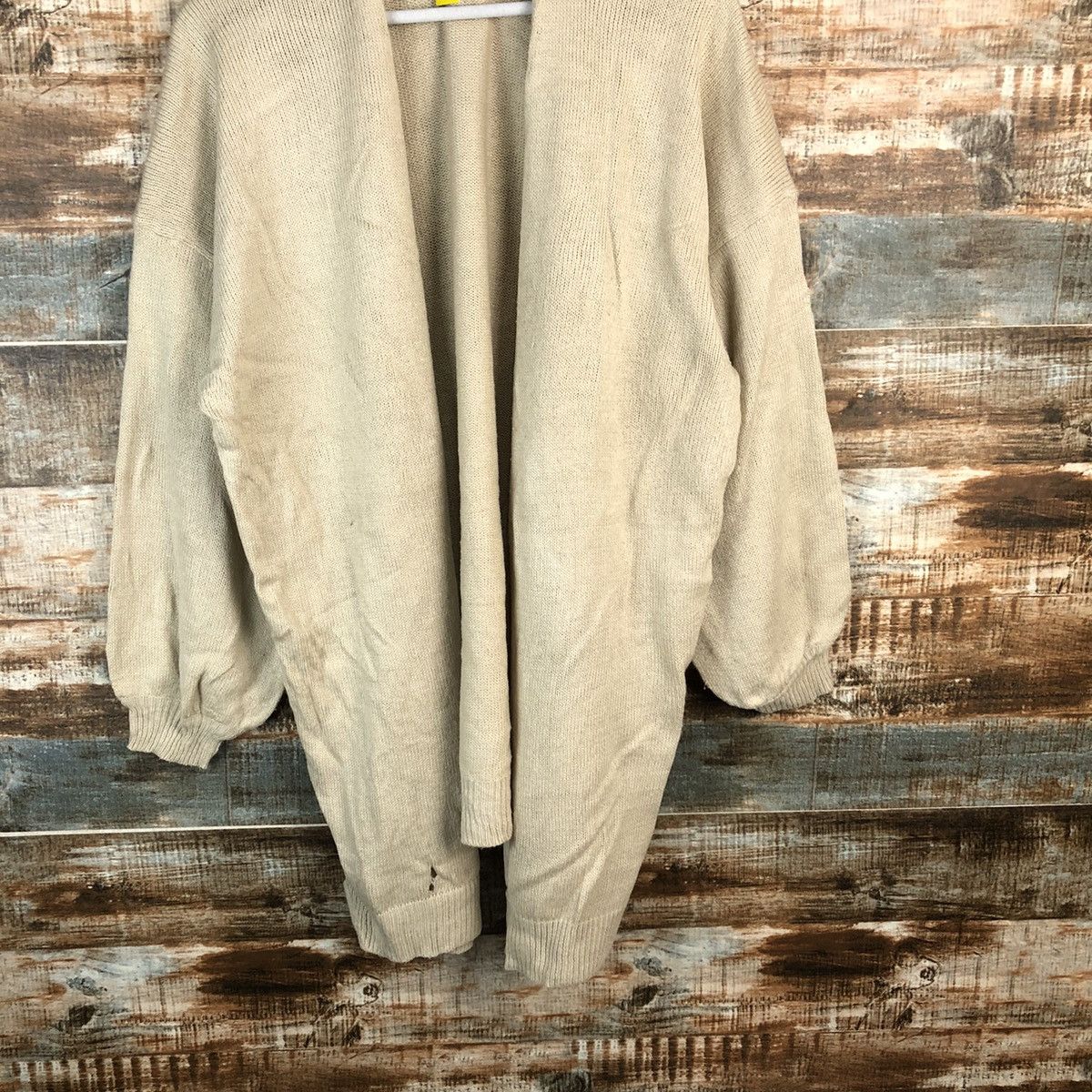 Japanese Brand Earth & Music Econology Brown Cardigan Knitwear #A1828 Size XL / US 12-14 / IT 48-50 - 3 Thumbnail