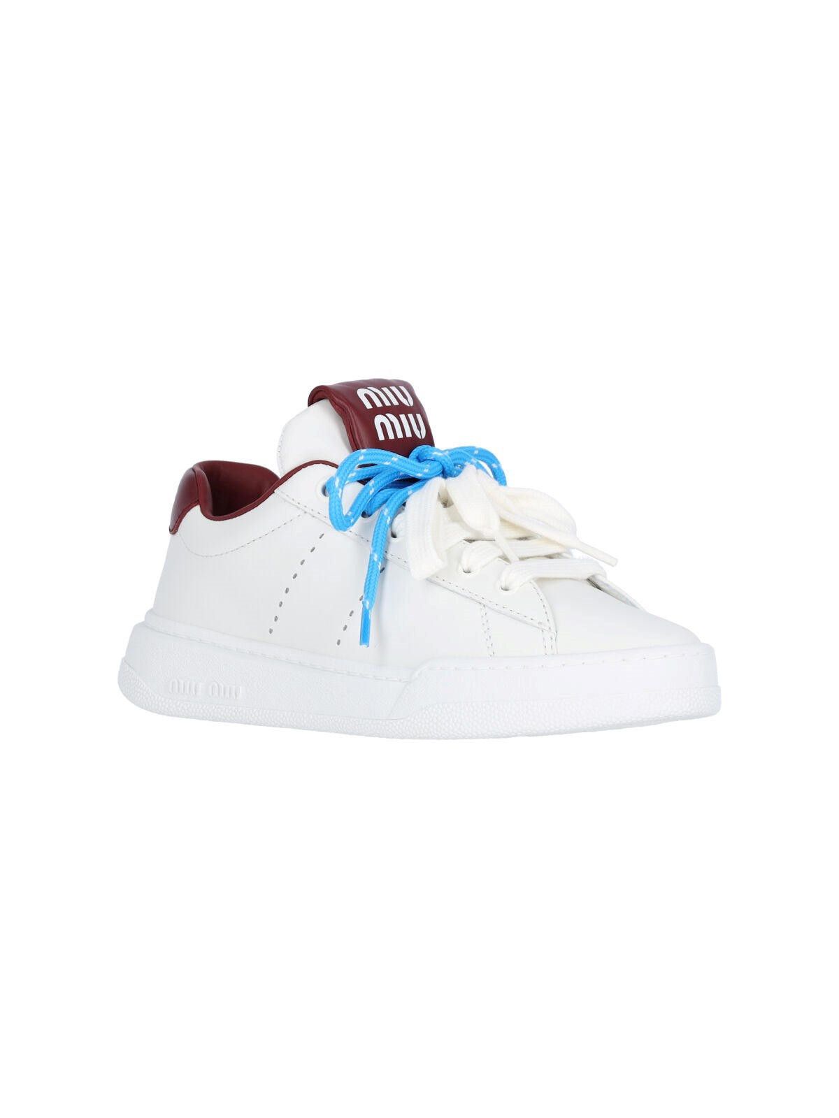 Miu Miu Miu Miu leather sneakers size 40 Size ONE SIZE - 2 Thumbnail