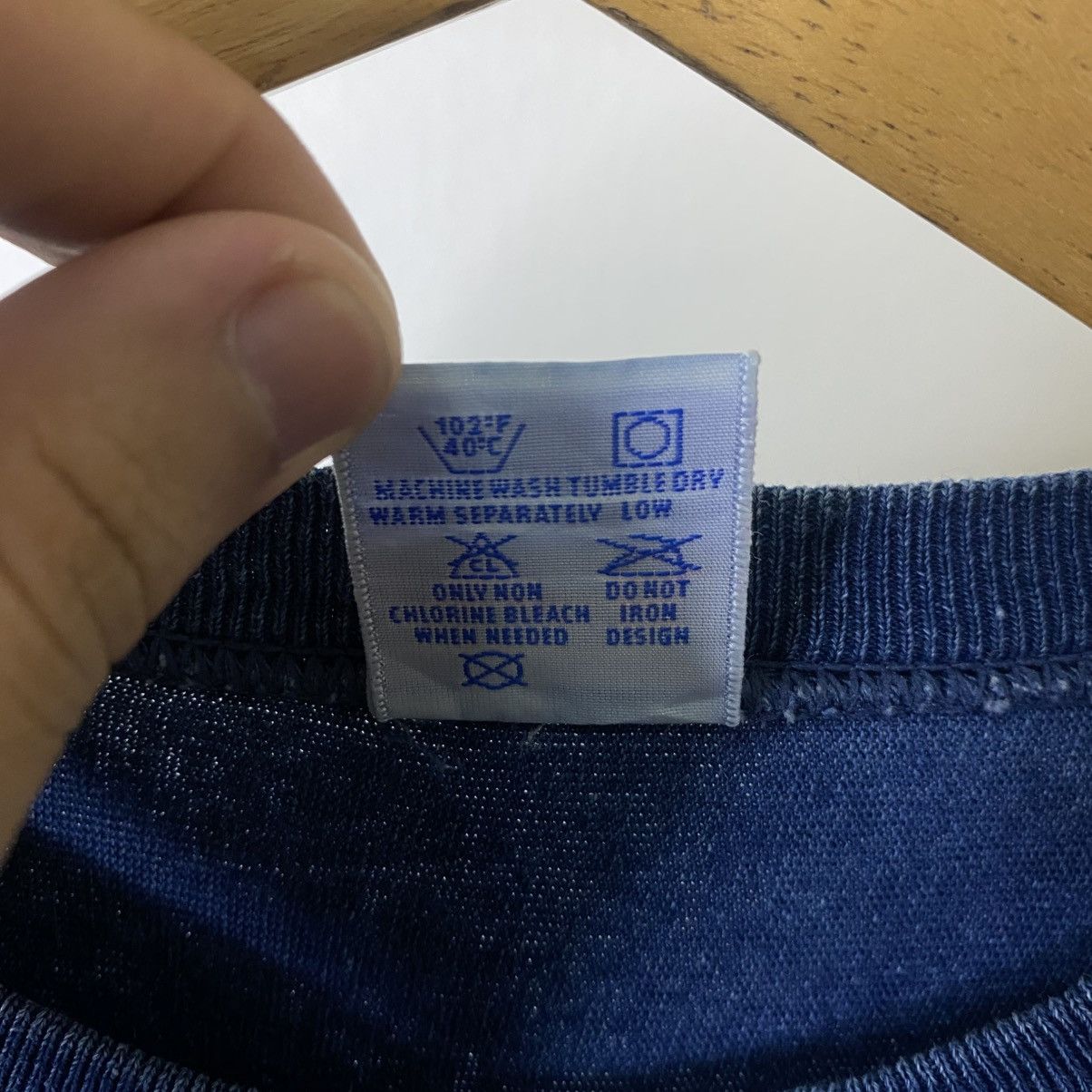 Champion 2000s Champion Reverse Weave Blue Denim Tee Size US S / EU 44-46 / 1 - 5 Thumbnail