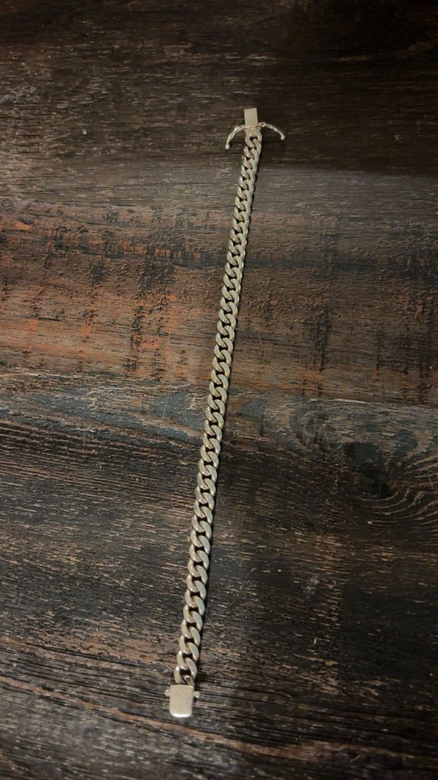 Other Miami Cuban Silver Chain Bracelet Size ONE SIZE - 1 Thumbnail
