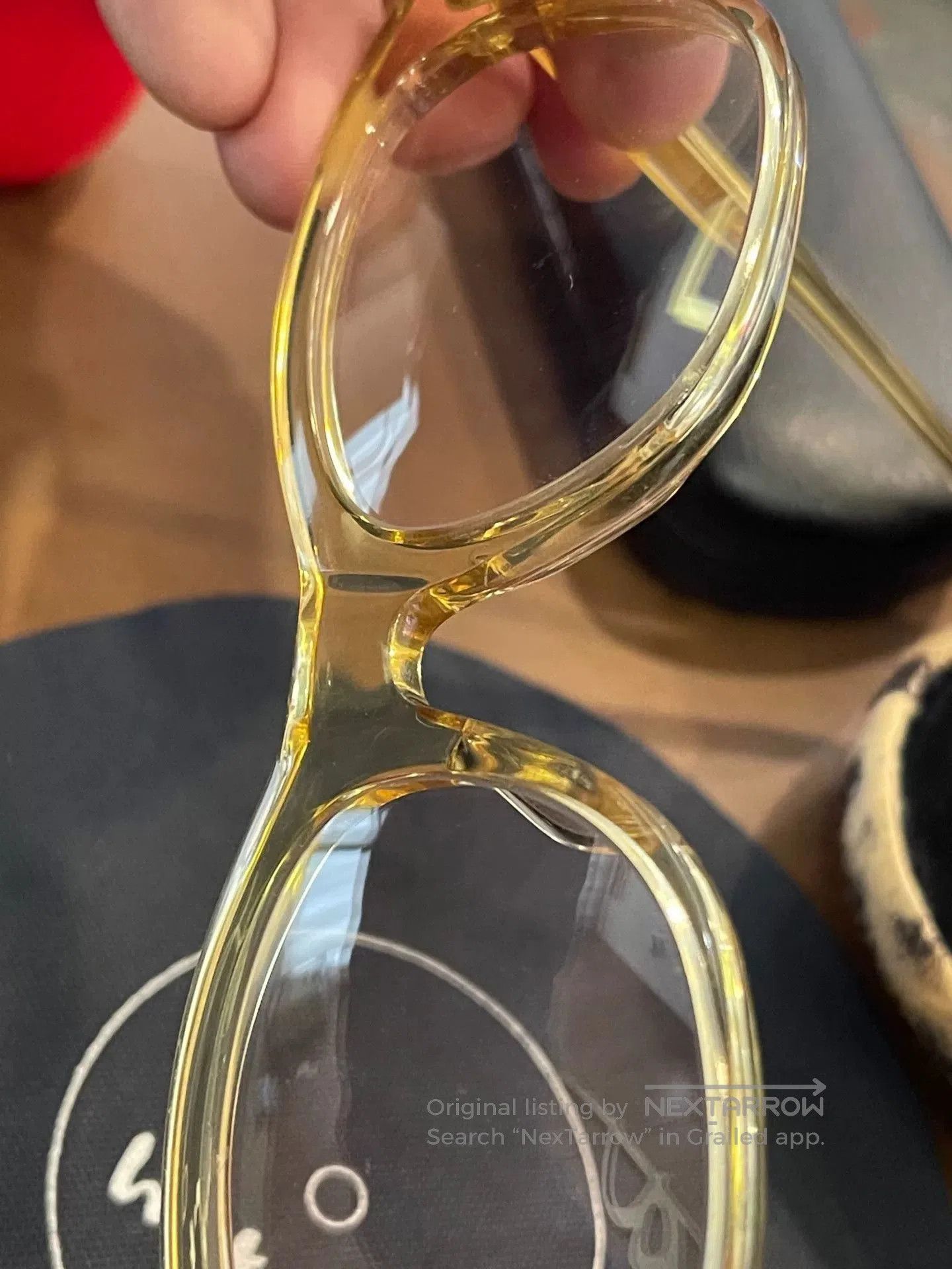 Hakusan Megane Baishan Hank 1975 Eyeglasses. Size ONE SIZE - 6 Thumbnail