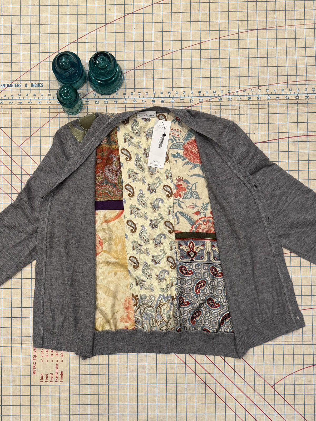 Pierre-Louis Mascia Pierre Louis Mascia Floral Paisley Patchwork Cardigan Medium Size M / US 6-8 / IT 42-44 - 9 Thumbnail