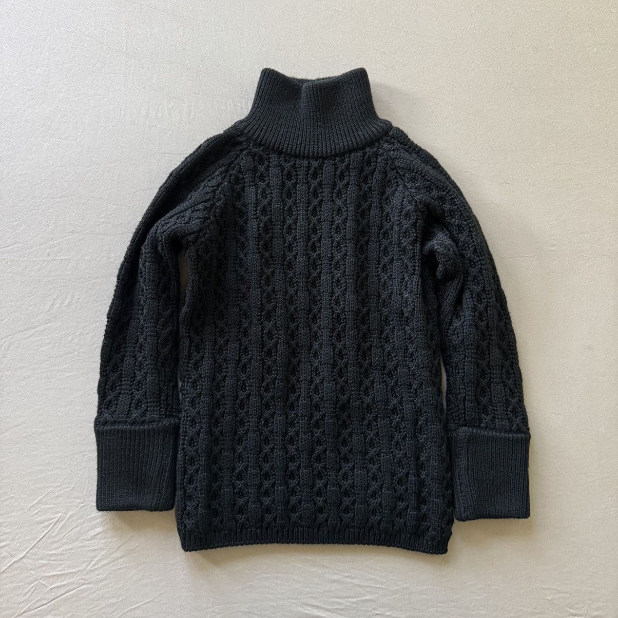Other Andrew GN black cable knit turtleneck sweater Size XXS / US 00 / IT 34 - 2 Thumbnail
